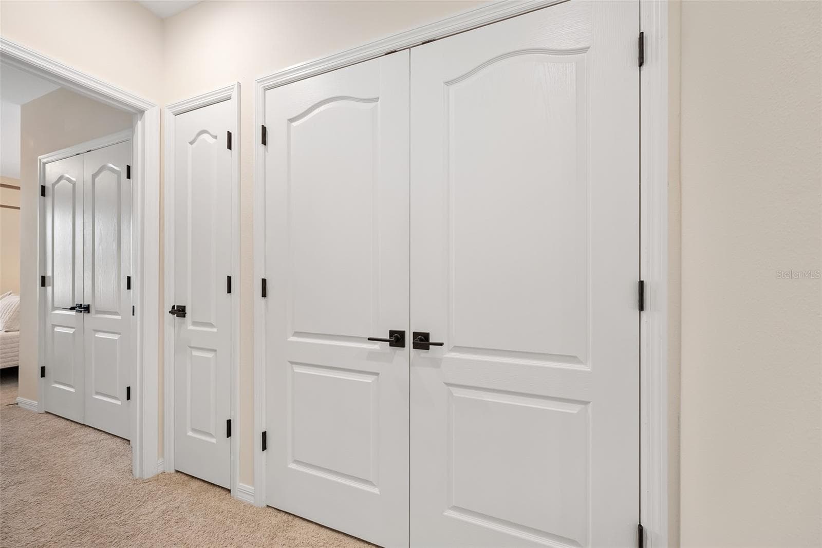 Laundry closet and linen closet upstairs - 166 REENA DR, DAYTONA BEACH