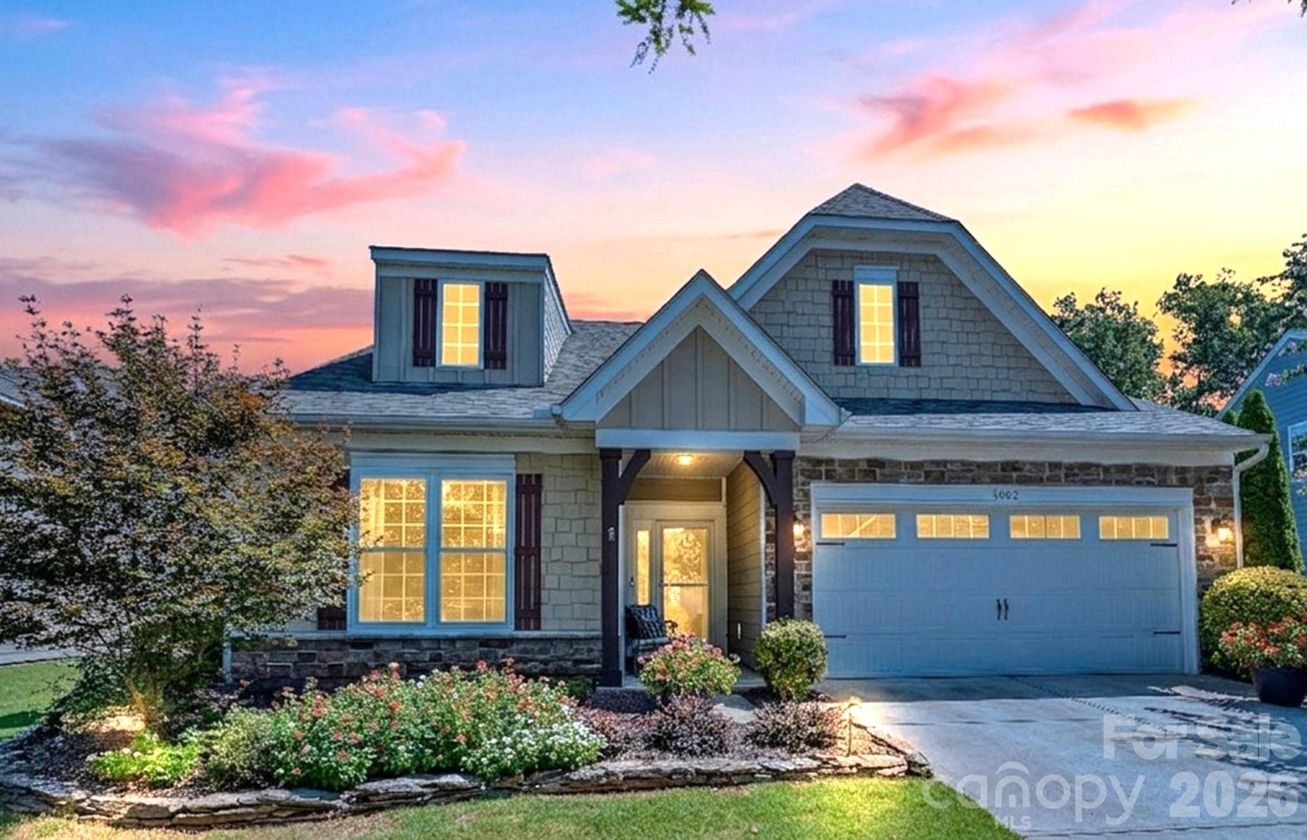 "Twilight View" of Home - 5060 Big Bend Drive, Lancaster
