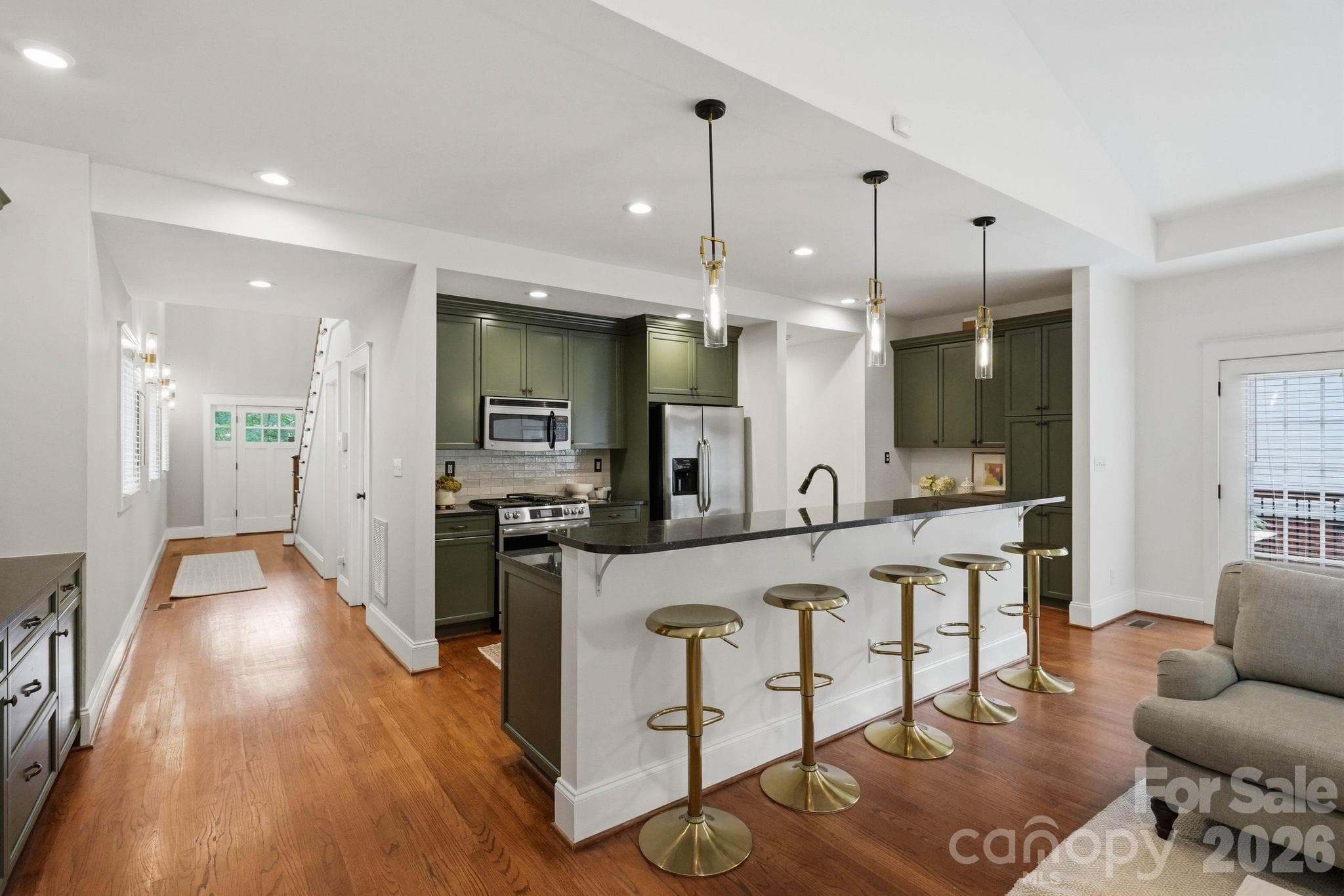 Bar seating and breakfast nook! - 1815 DeArmon Drive, Charlotte