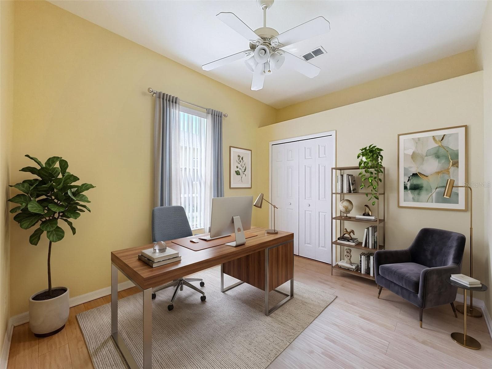 Bedroom 2 shown as an office - 11440 GOLF ROUND DR, NEW PORT RICHEY