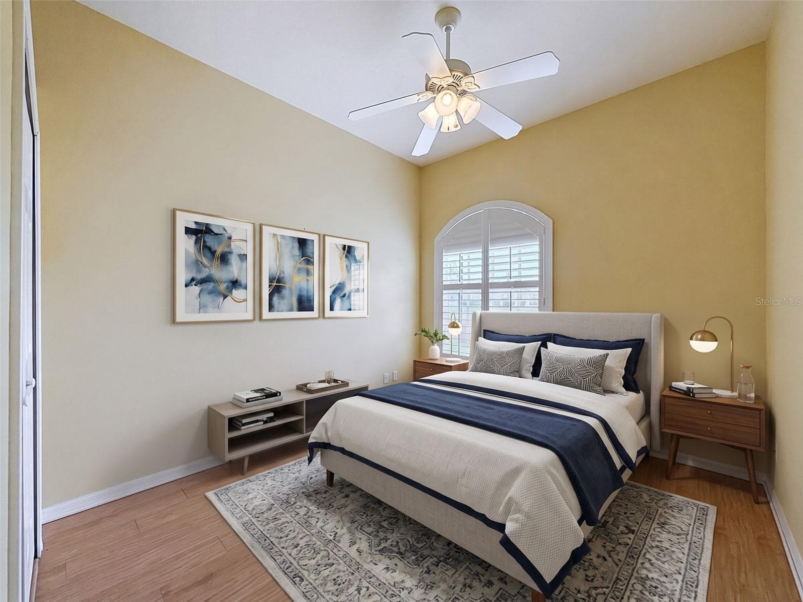 Bedroom 3 with shutters - 11440 GOLF ROUND DR, NEW PORT RICHEY