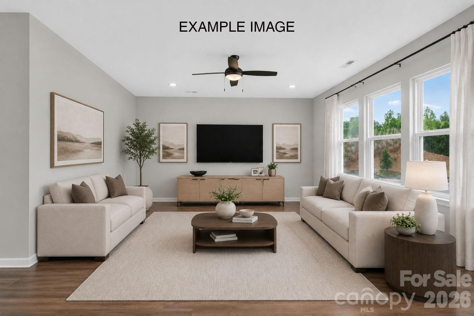 Example Photo - Family Room - 1680 Tabby Drive, Indian Trail
