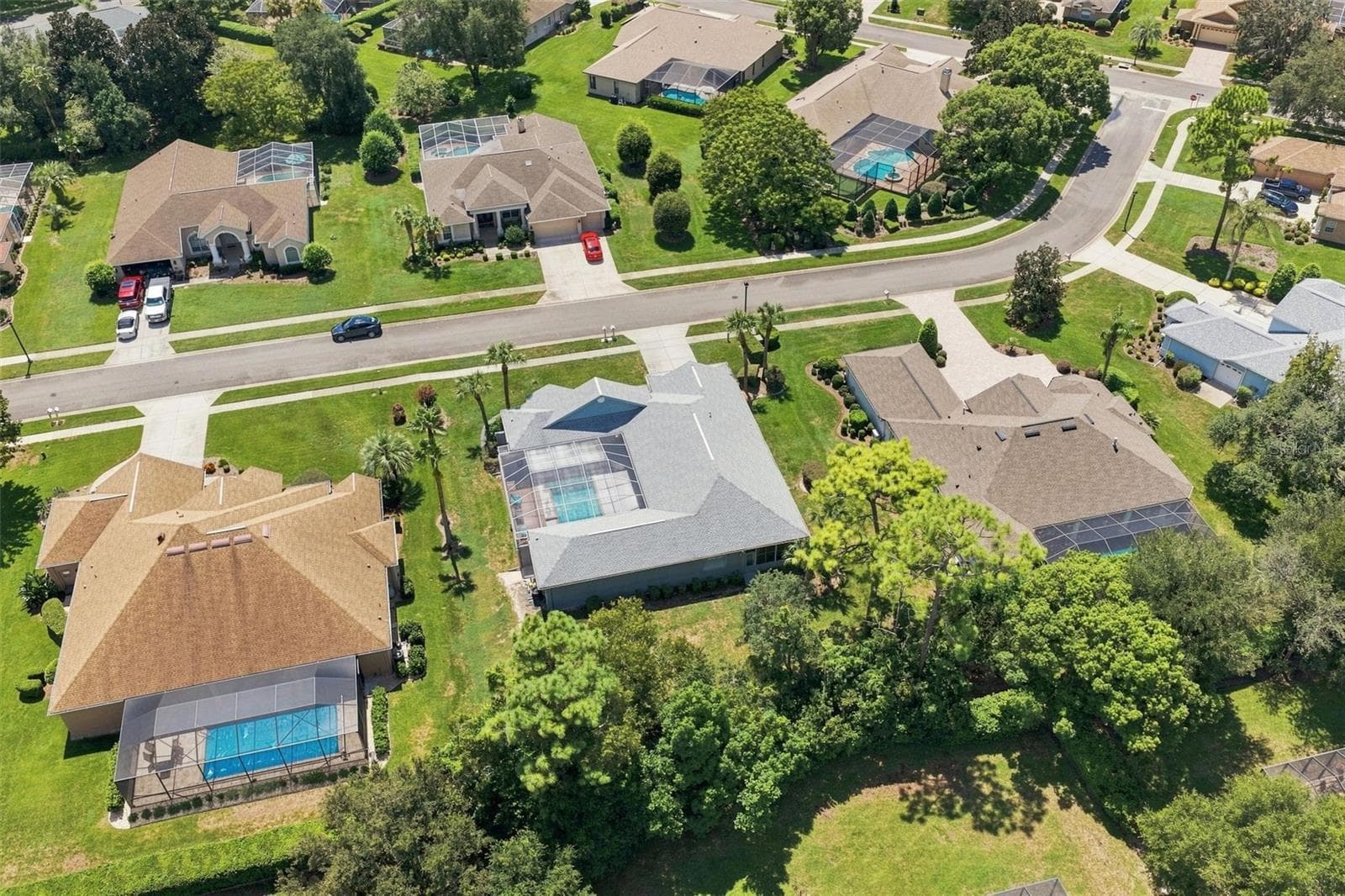 Aerial View - 5333 LEATHER SADDLE LN, SPRING HILL