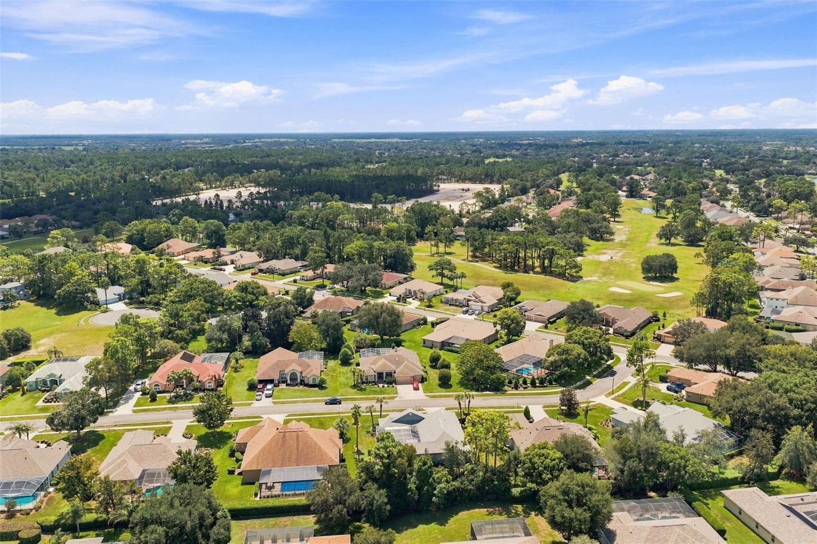 Aerial View - 5333 LEATHER SADDLE LN, SPRING HILL