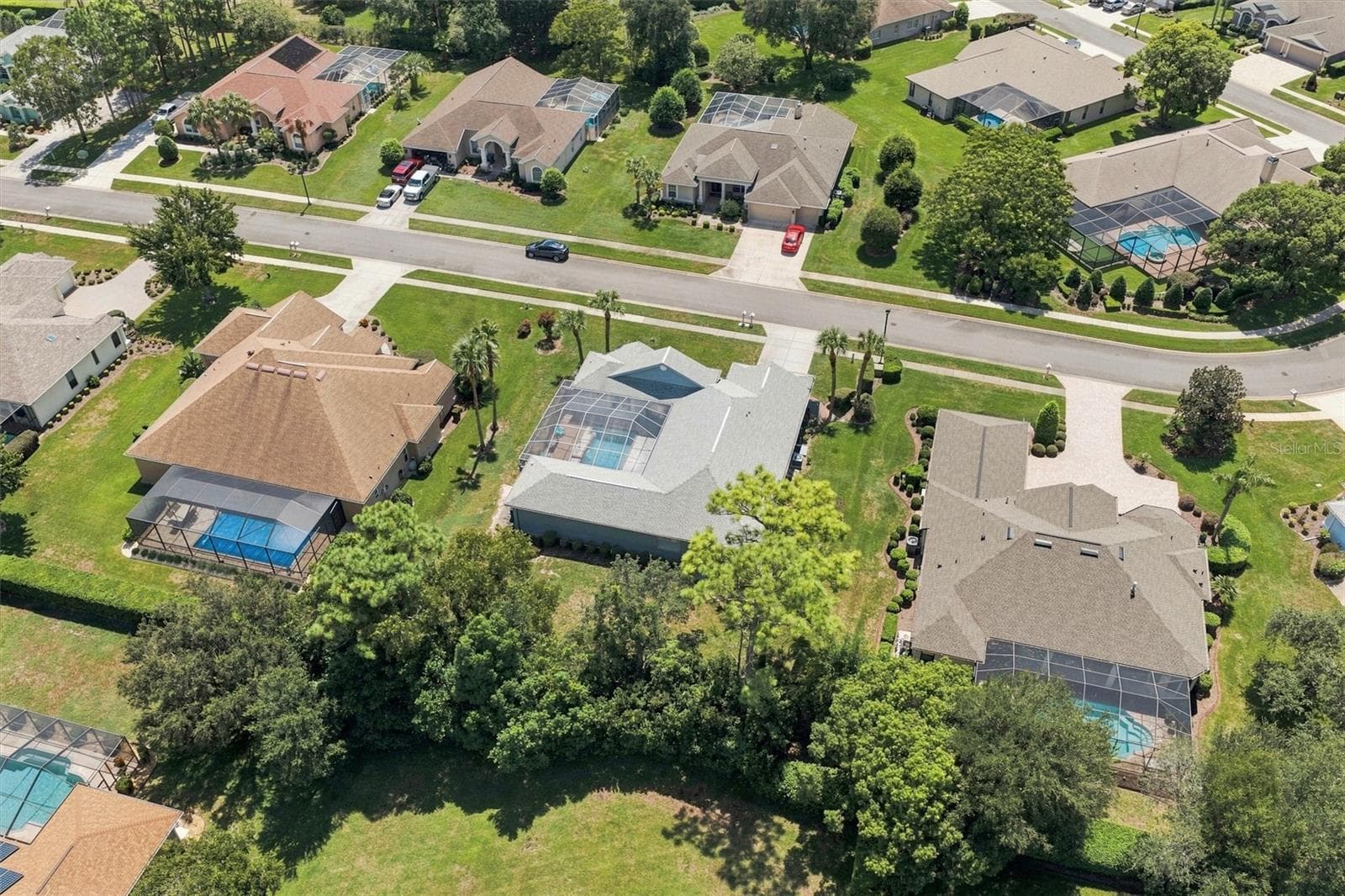 Aerial View - 5333 LEATHER SADDLE LN, SPRING HILL