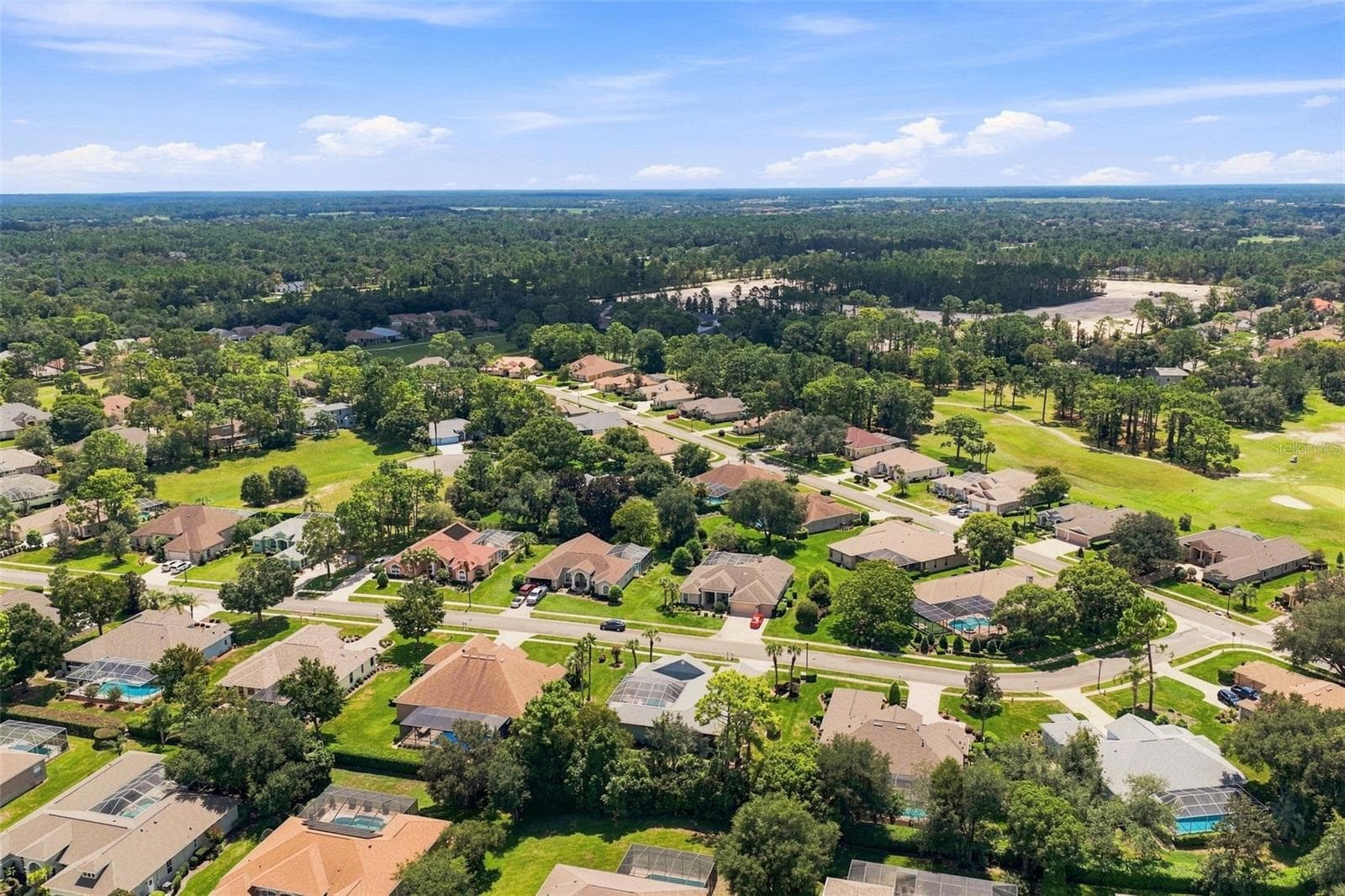 Aerial View - 5333 LEATHER SADDLE LN, SPRING HILL