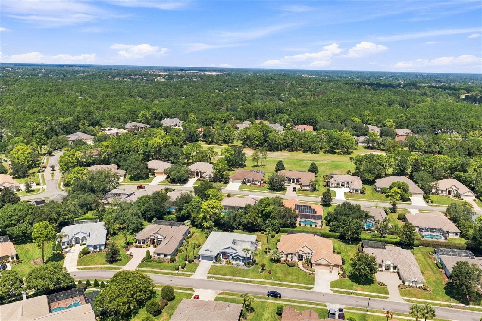 Aerial View - 5333 LEATHER SADDLE LN, SPRING HILL