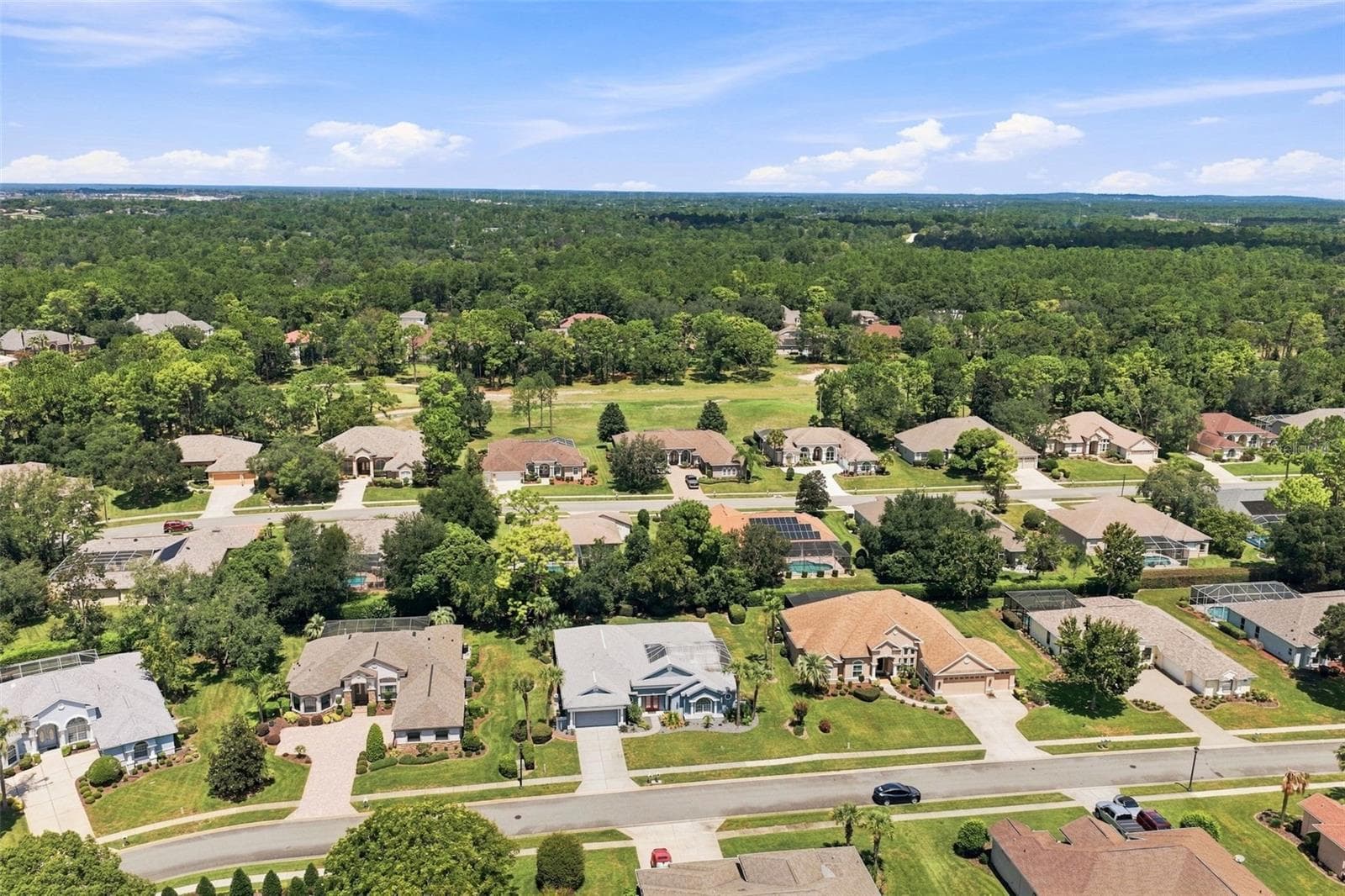 Aerial View - 5333 LEATHER SADDLE LN, SPRING HILL