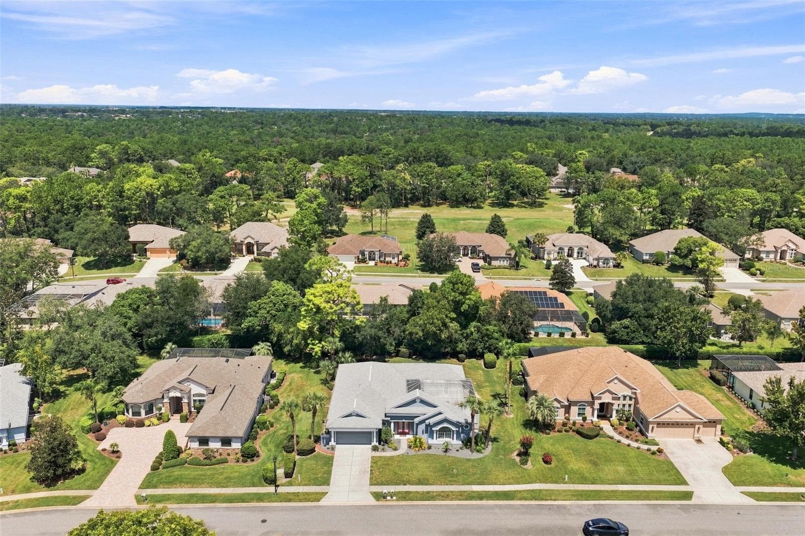 Aerial View - 5333 LEATHER SADDLE LN, SPRING HILL