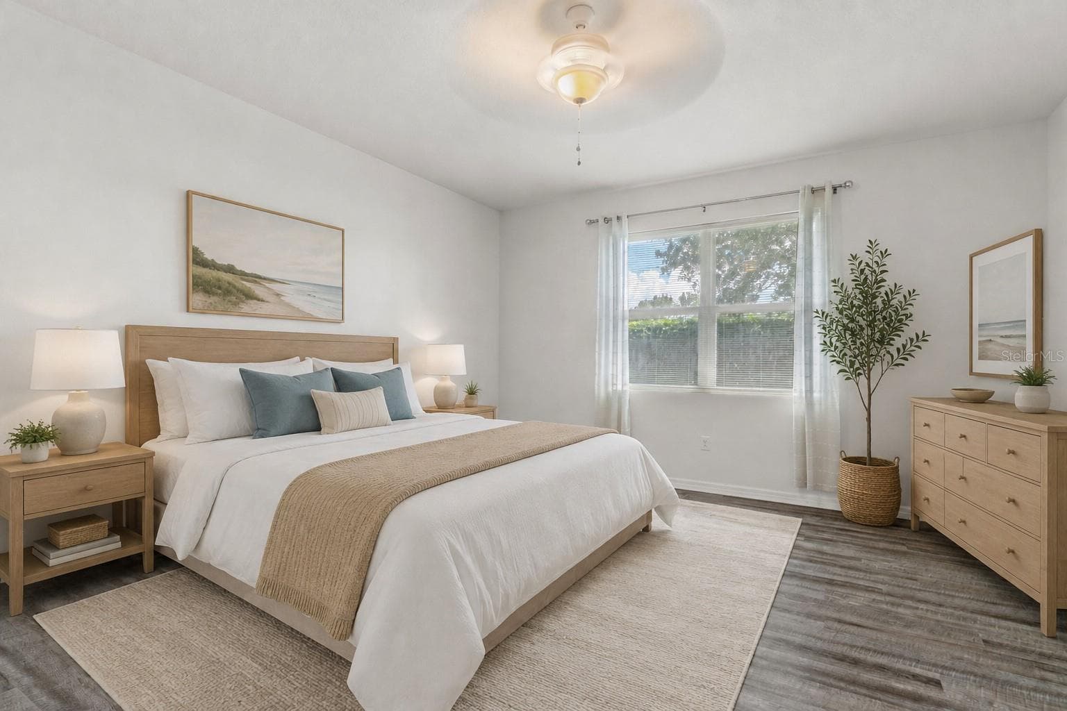 Primary Suite Digitally Staged - 17807 GARSALASO CIR, BROOKSVILLE