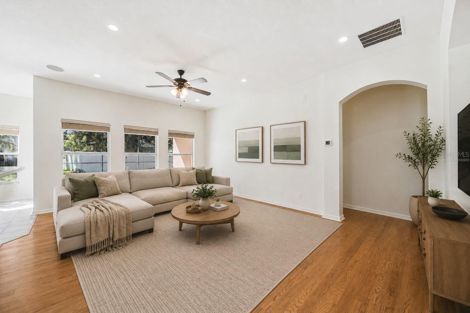 Virtually Staged - Great Room - 14720 SWEET ACACIA DR, ORLANDO