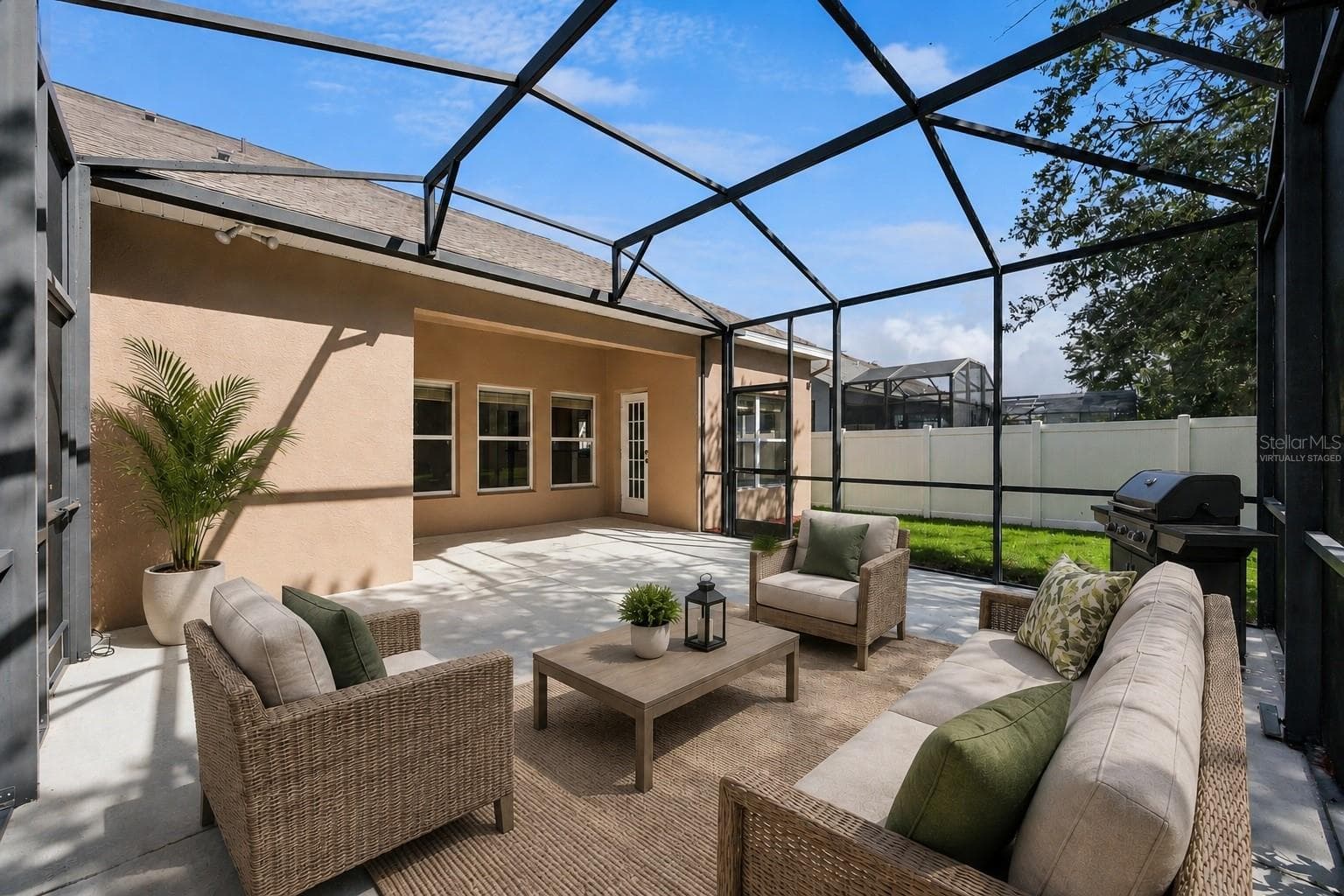Virtually Staged - Fully Screened in Patio - 14720 SWEET ACACIA DR, ORLANDO