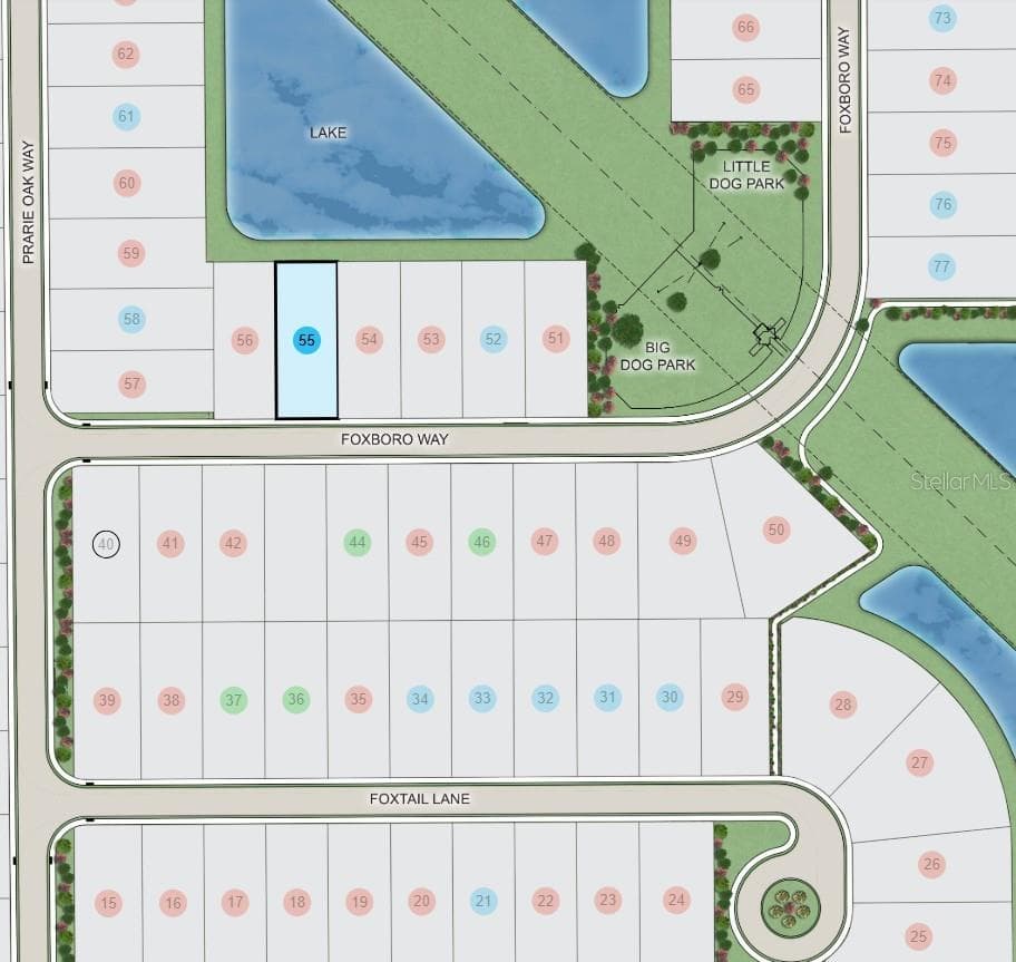 7057 Foxboro Way Site Map - 7057 FOXBORO WAY, NOKOMIS