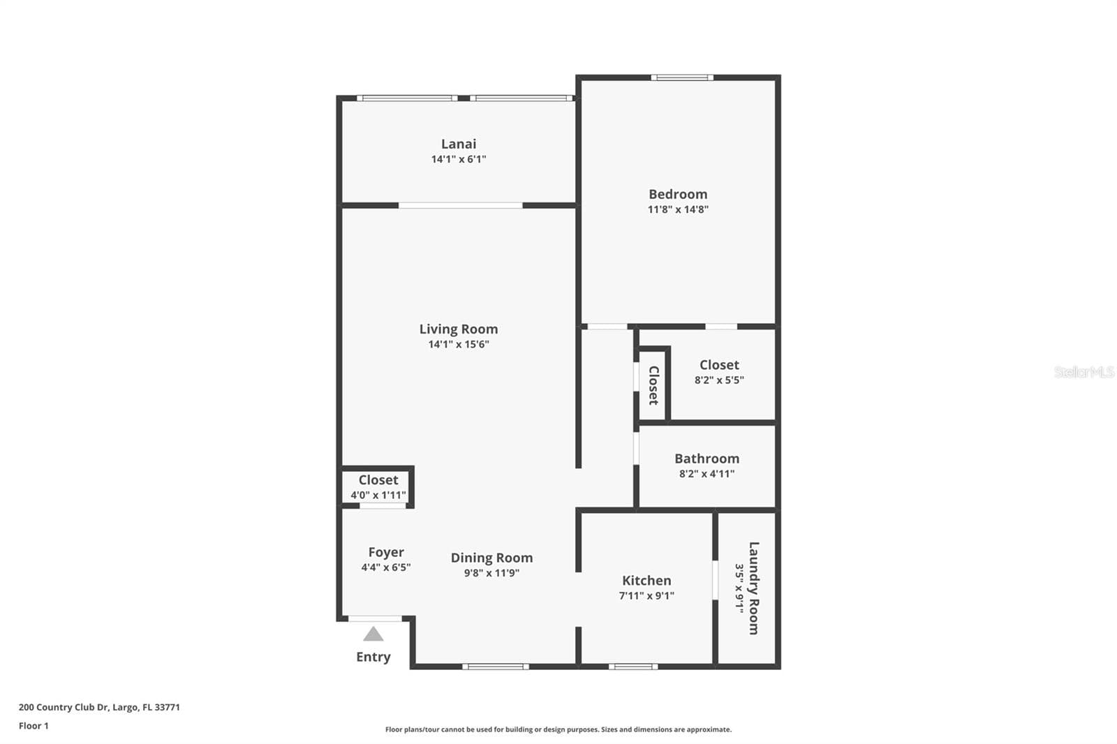 Layout - 200 COUNTRY CLUB DR #108, LARGO
