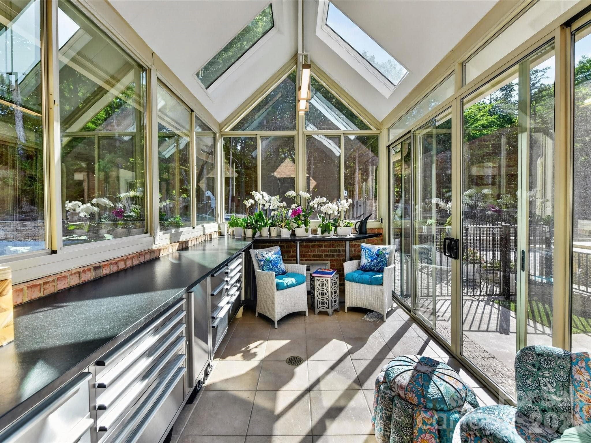 The loveliest sunroom anywhere! - 2723 Providence Pine Lane, Charlotte