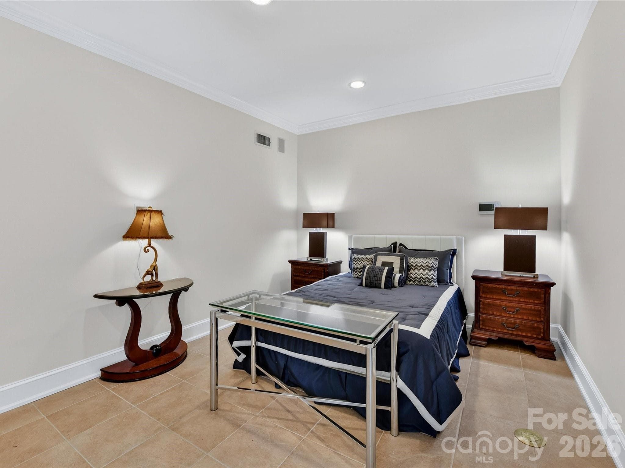 Lower level 5th bedroom with separate entrance. - 2723 Providence Pine Lane, Charlotte