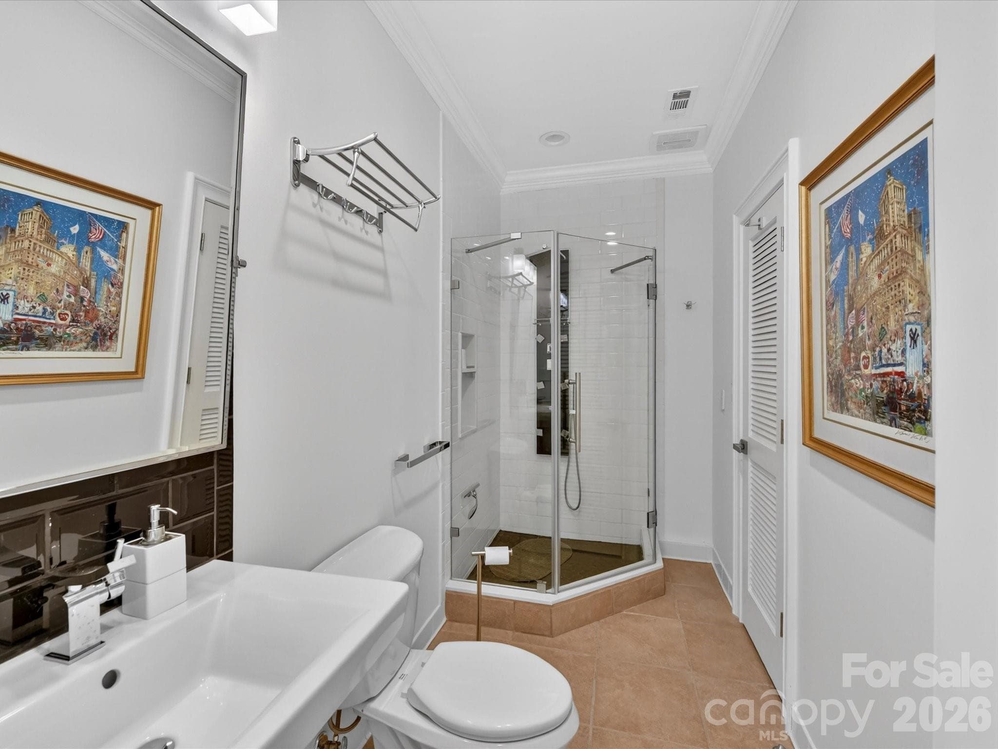 Full bathroom on lower level. - 2723 Providence Pine Lane, Charlotte