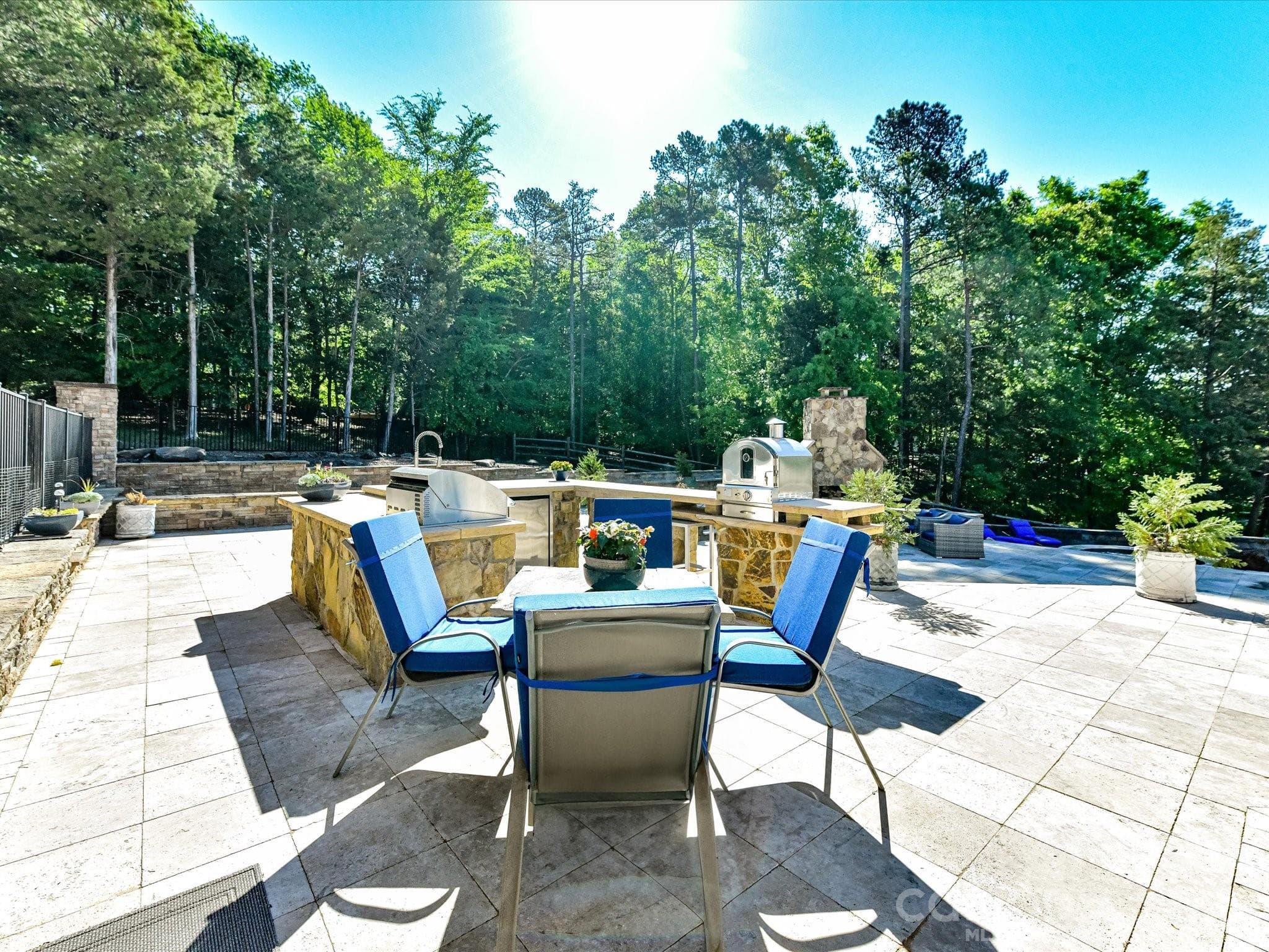 Why cook indoors on lovely Carolina days when you can cook here instead? - 2723 Providence Pine Lane, Charlotte