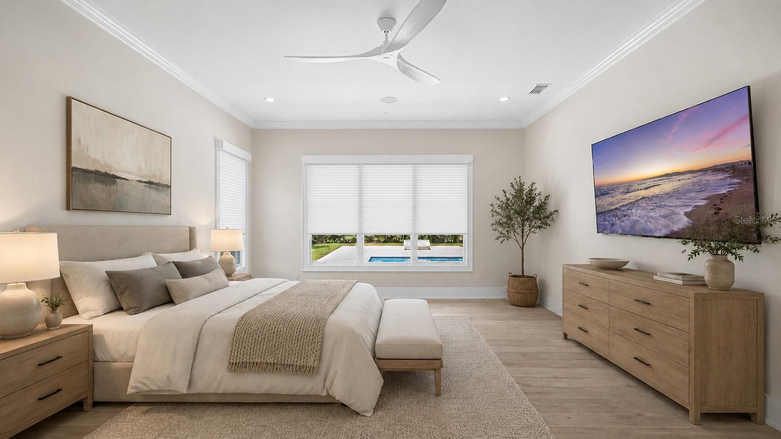Primary Suite | Staged - 901 GOLFVIEW TER, WINTER PARK