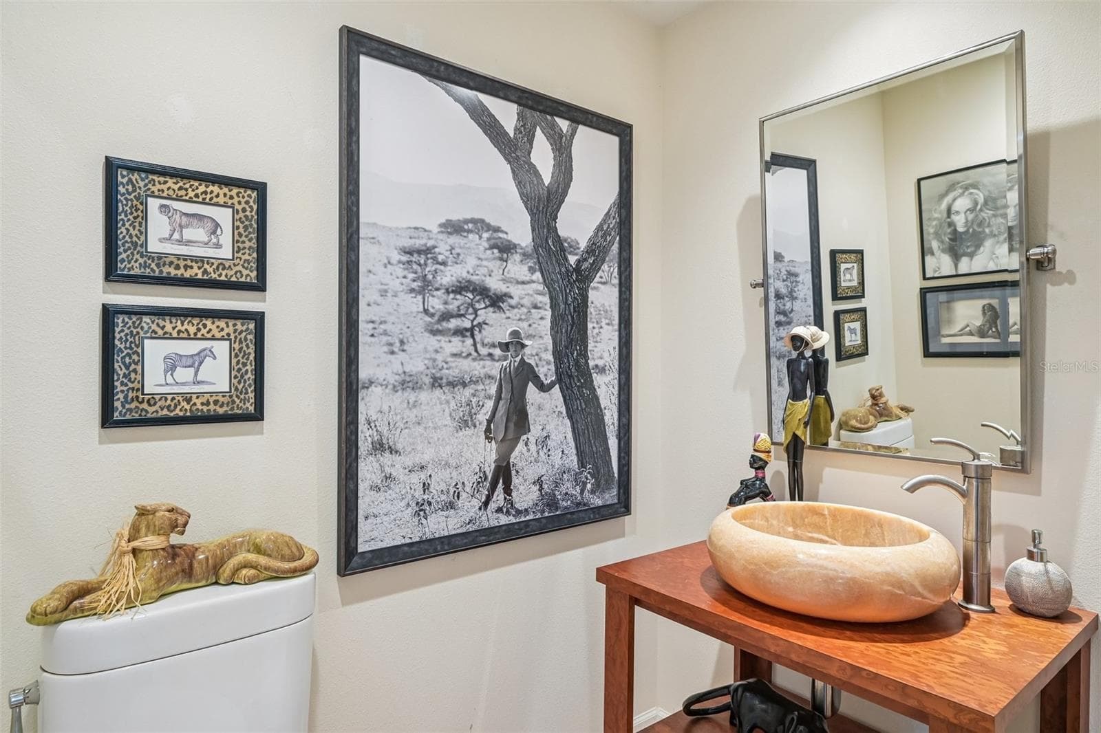 Powder room - 4502 FRIAR TUCK LN, SARASOTA