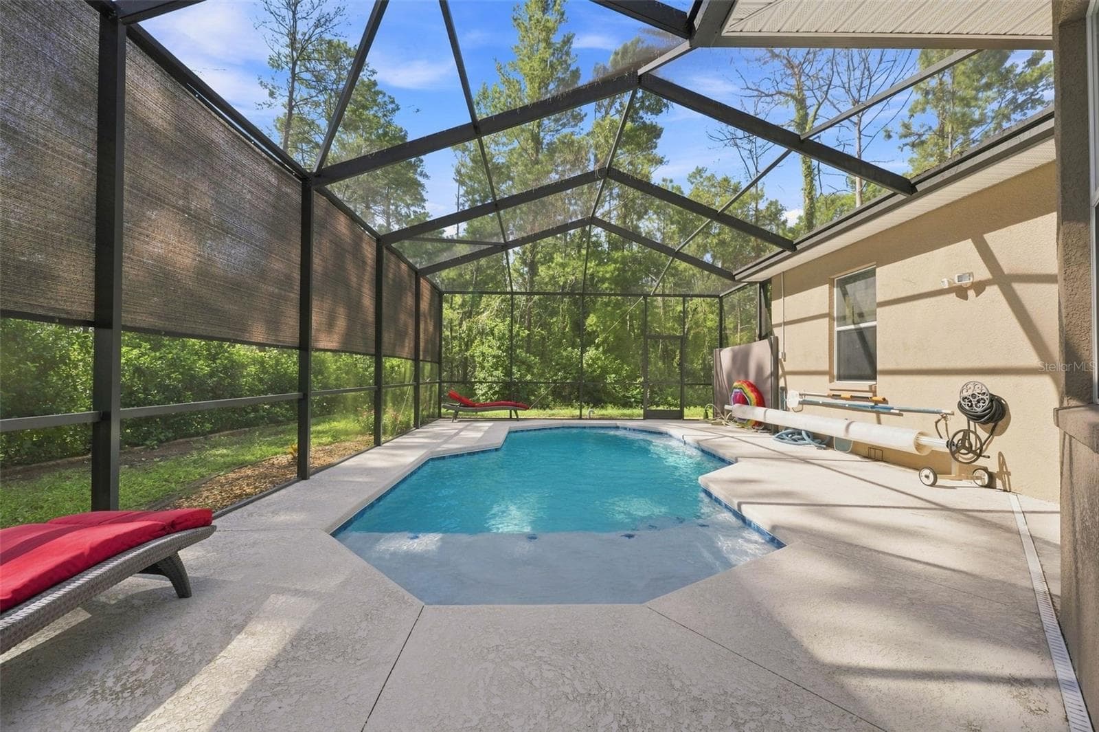 Pool Area - 25 SANDERS CIR, HOMOSASSA