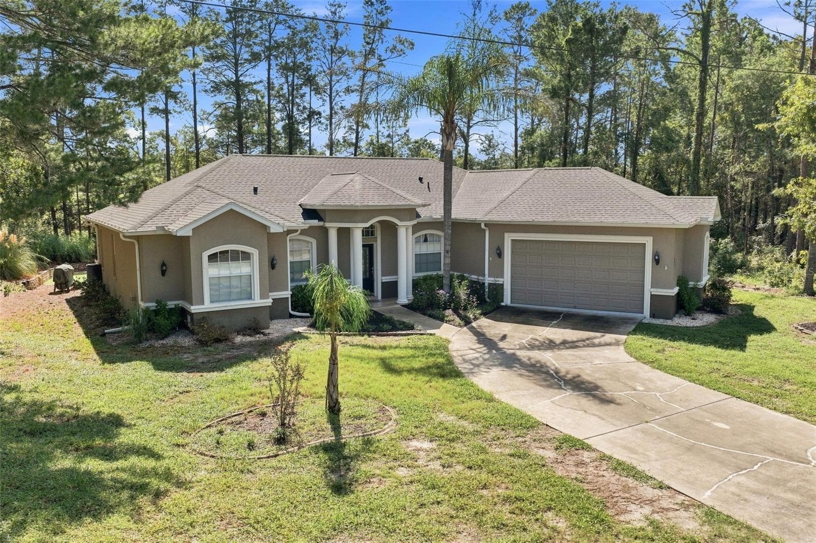 Aerial View - 25 SANDERS CIR, HOMOSASSA