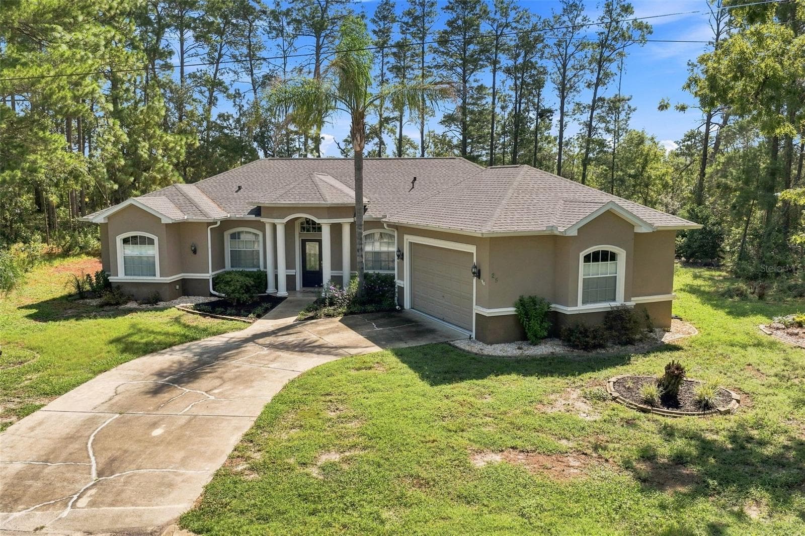 Aerial View - 25 SANDERS CIR, HOMOSASSA