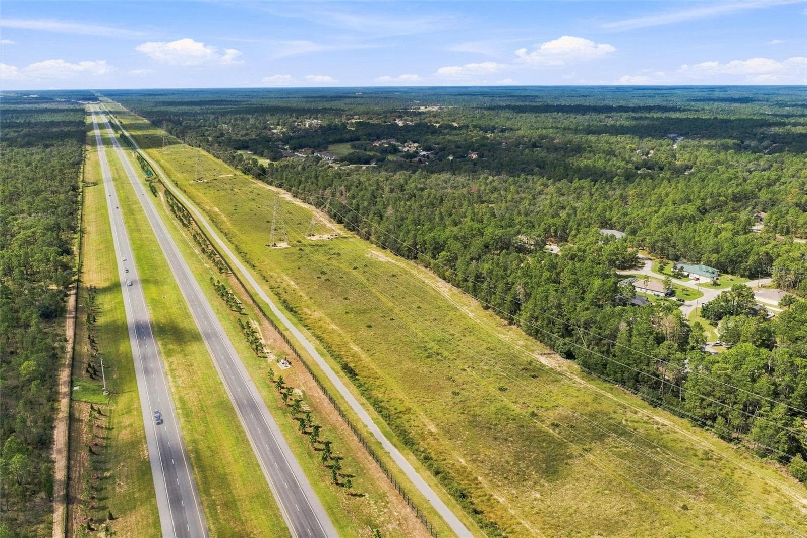 Aerial View - 25 SANDERS CIR, HOMOSASSA