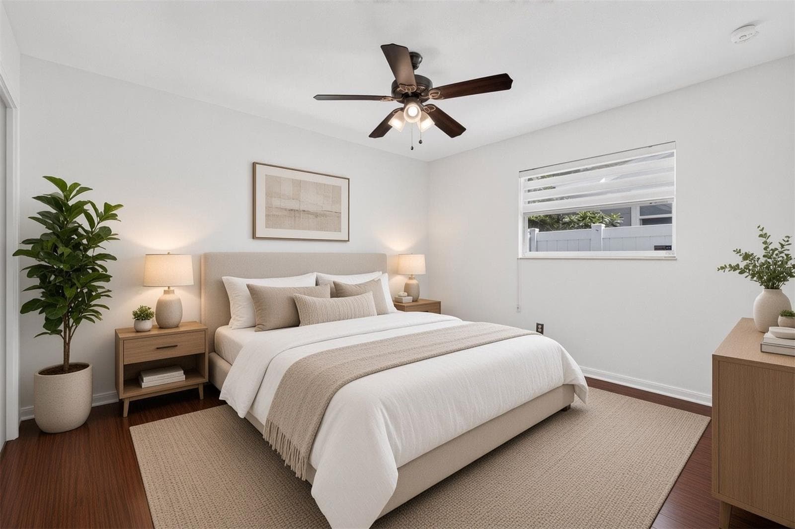 Primary Bedroom Virtually Staged - 4062 3RD AVE N, ST PETERSBURG