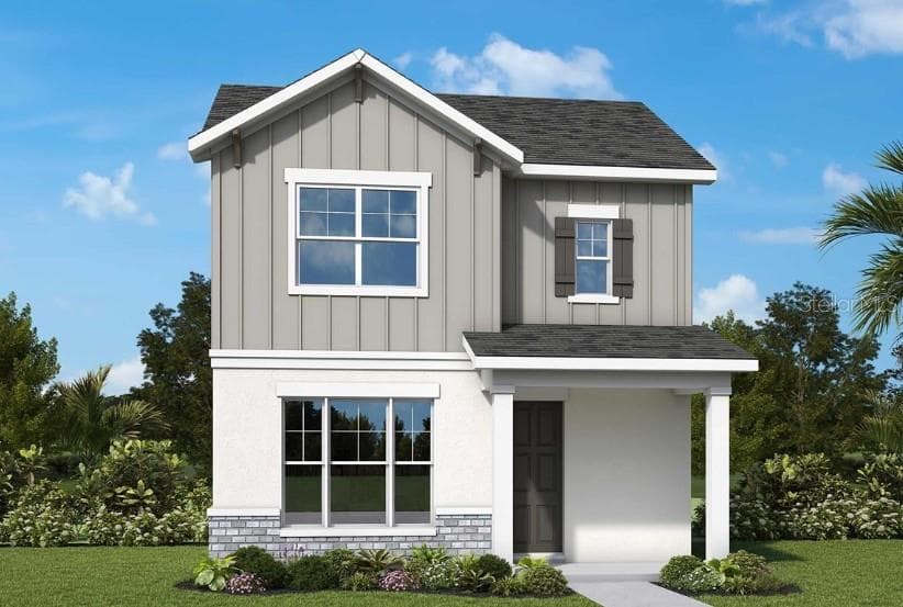 Front Exterior Rendering **Paint Colors May Vary - 2831 CRIMSON CAP ST, ODESSA