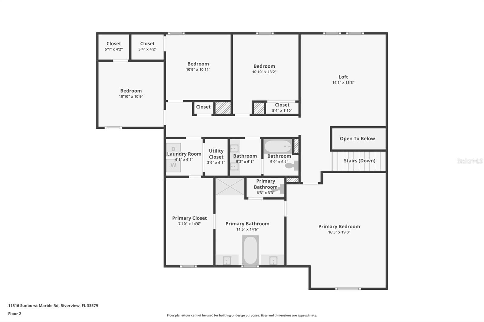 Single Family Residence at 11516 SUNBURST MARBLE RD, RIVERVIEW, photo 47 of 72