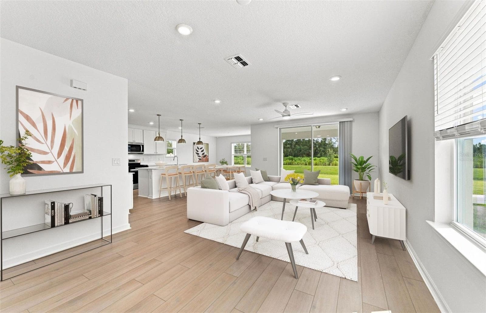 Virtually Staged - Open Gathering Room - 36790 KISTNA DR, ZEPHYRHILLS