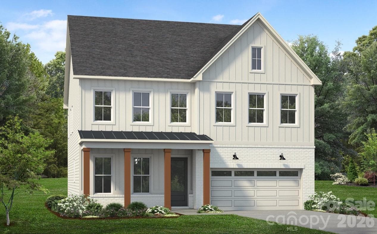 Exterior Elevation and Color Scheme of Actual Home - 4110 Pinekirk Drive, Charlotte