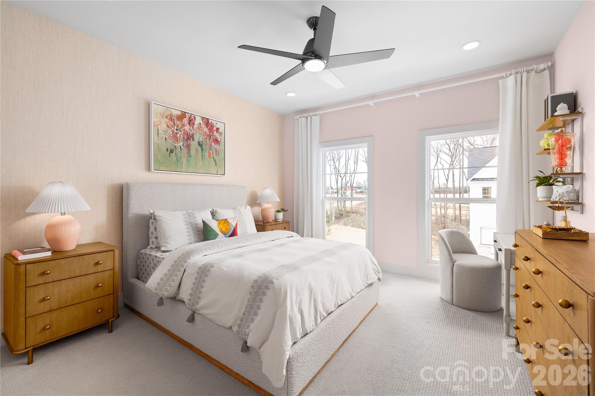 Secondary Bedroom Representation Only- Not of Actual Home - 4110 Pinekirk Drive, Charlotte