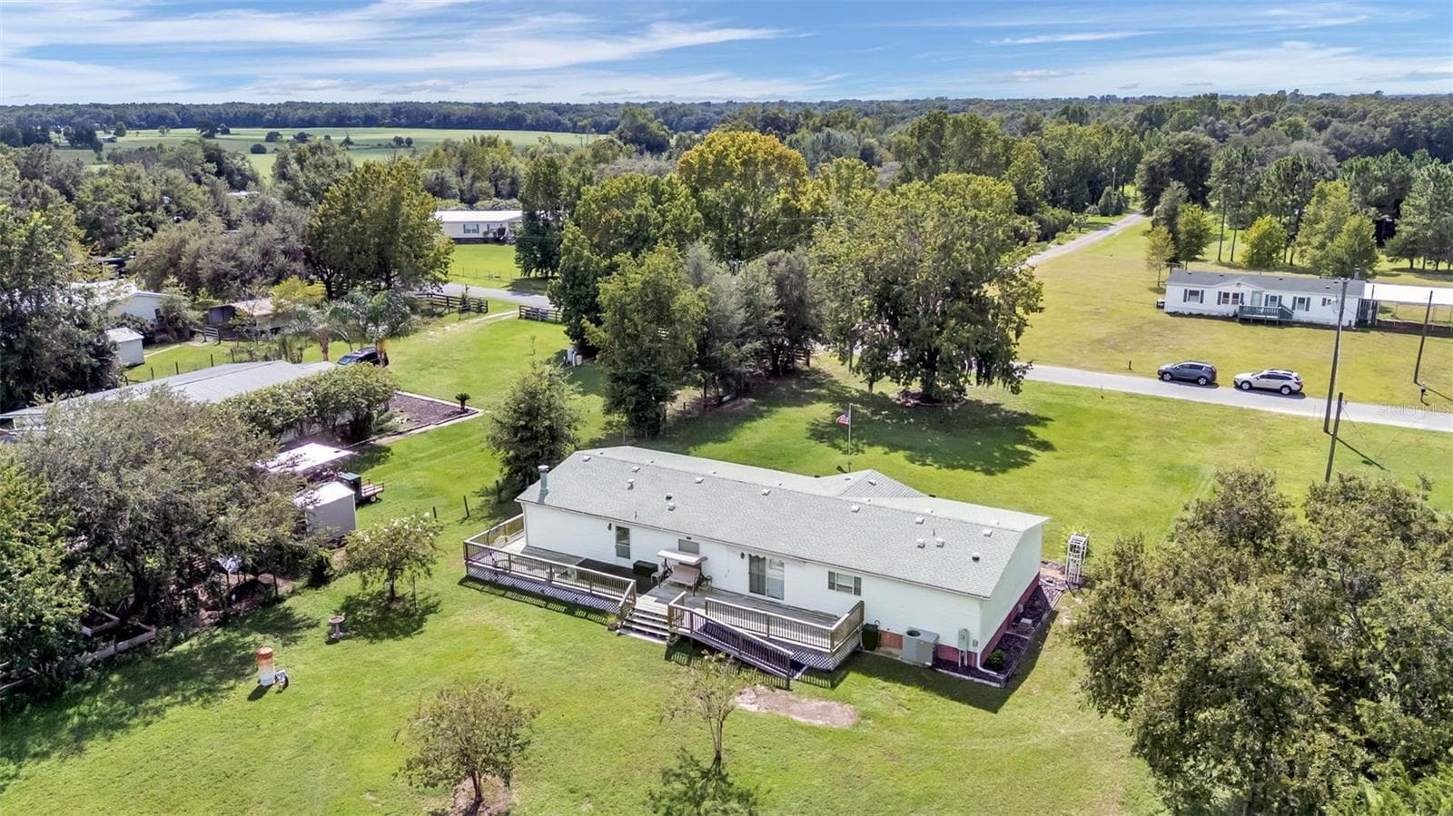 back of the home - 11457 N LINDA MARIE TER, DUNNELLON