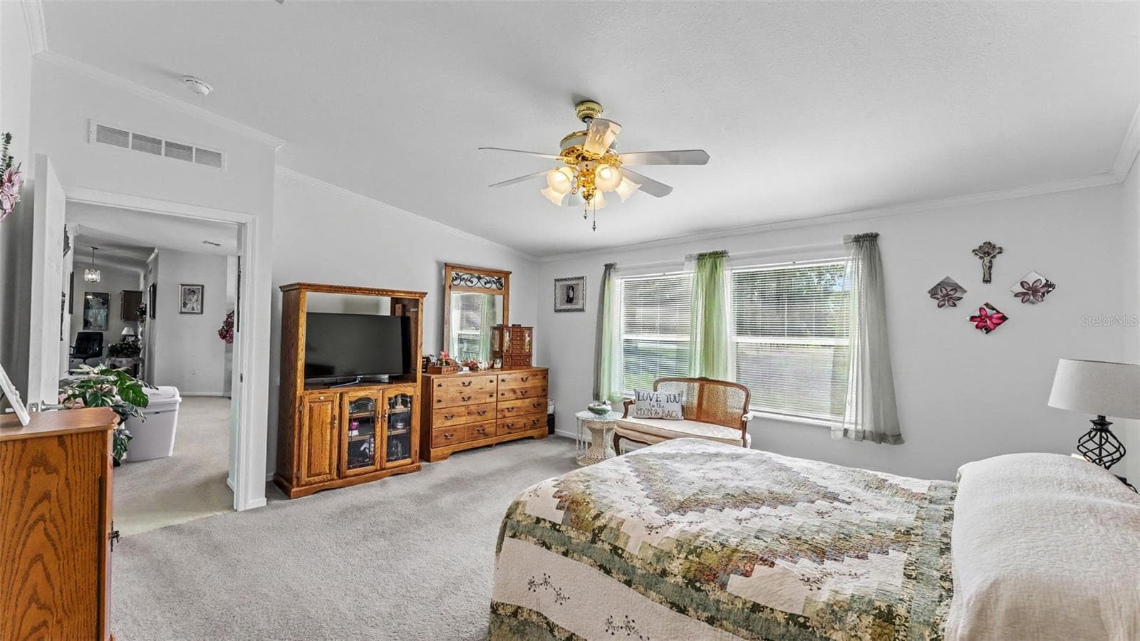 primary bedroom - 11457 N LINDA MARIE TER, DUNNELLON