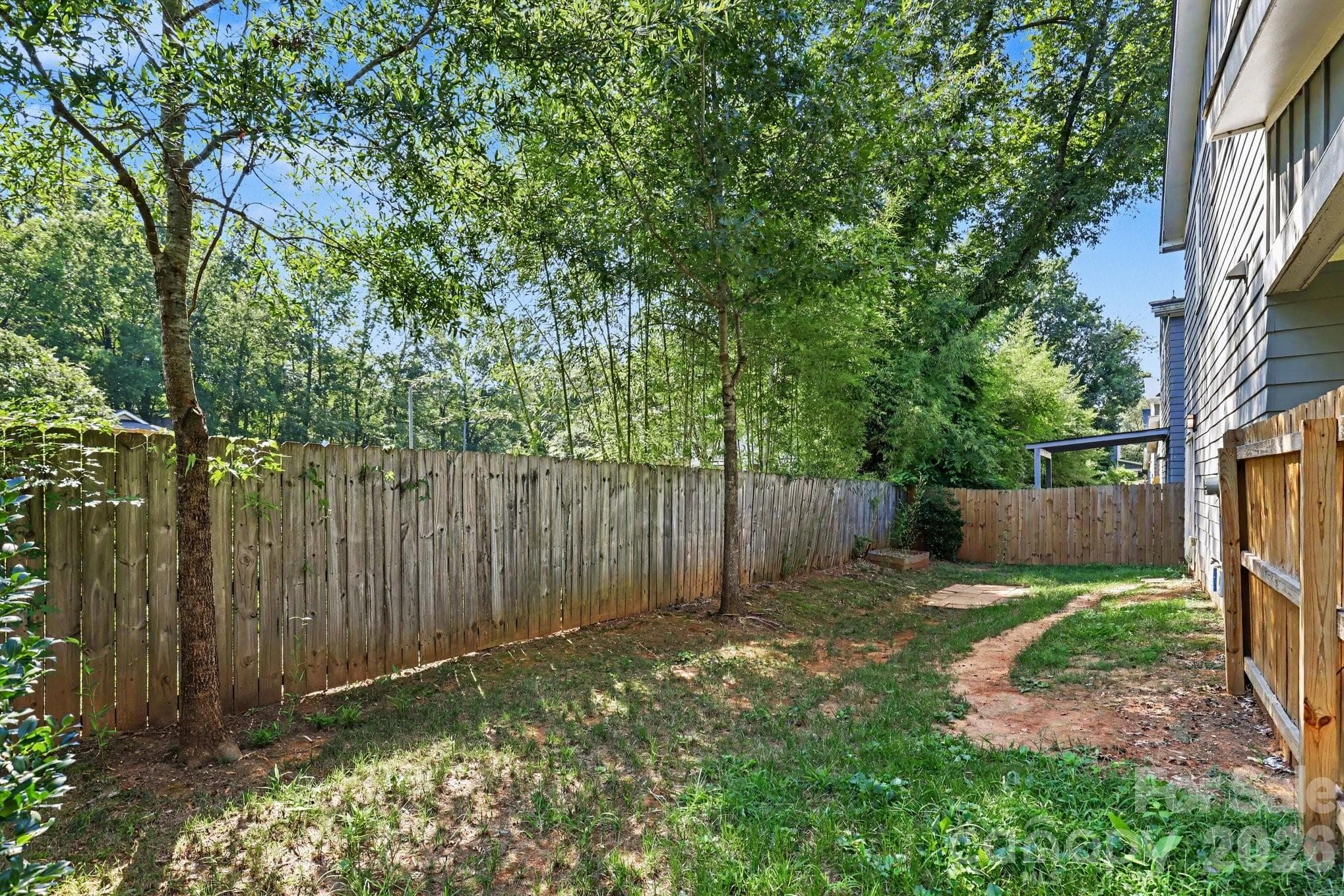 Backyard - 1522 Wembley Drive, Charlotte