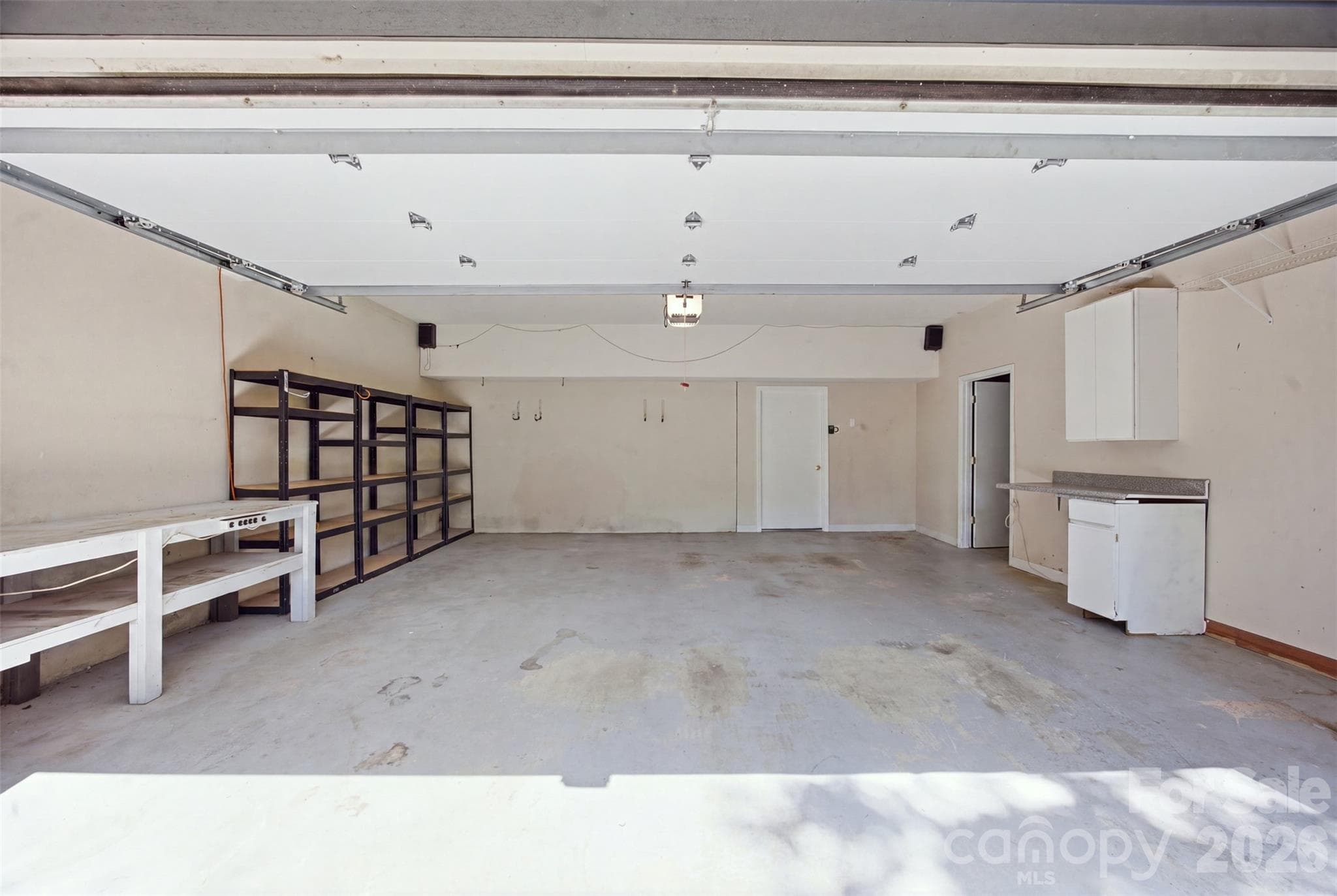 2 Car Storage with Shelving & Storage Room - 13432 Windward Cove, Charlotte