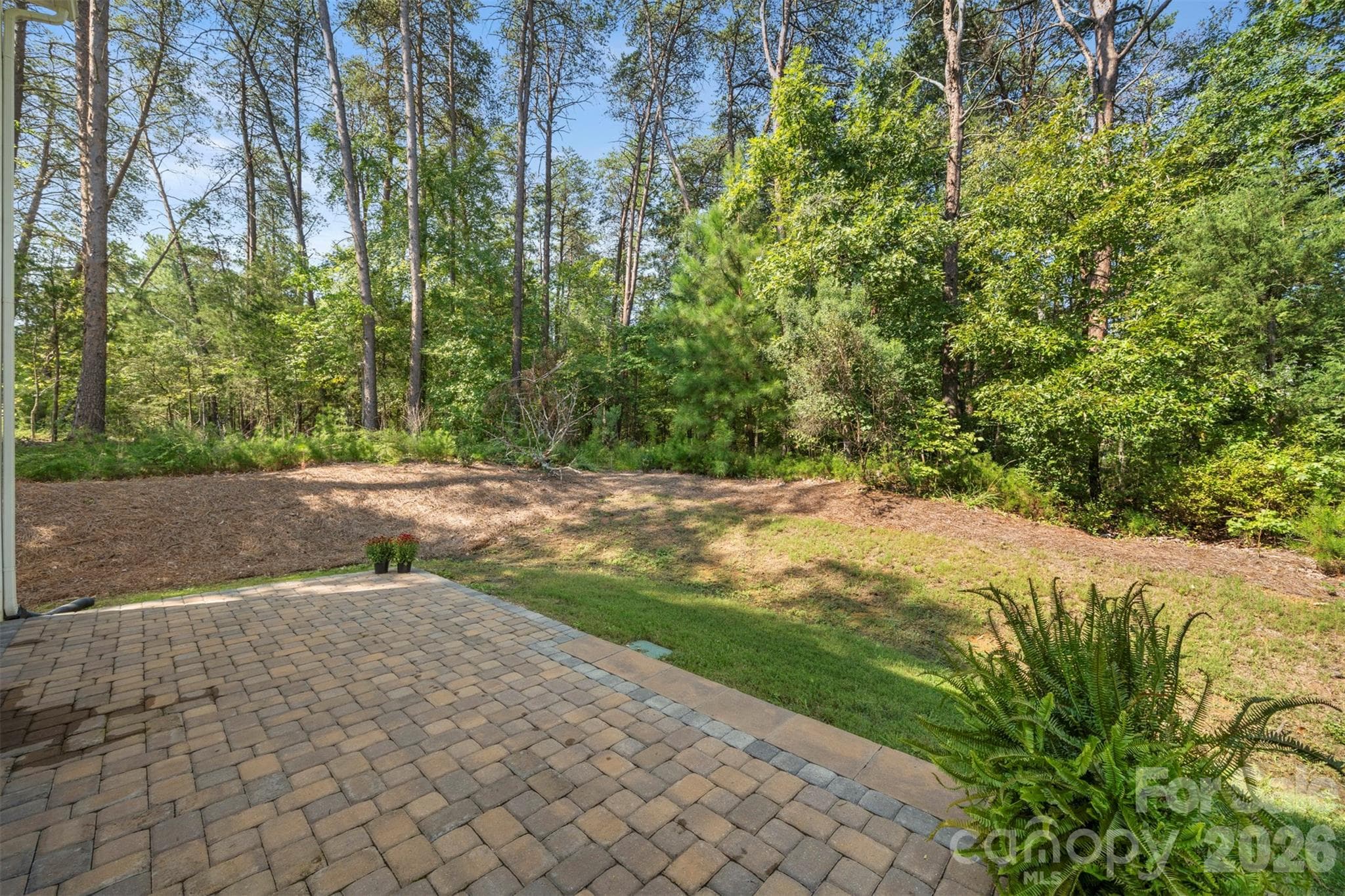 Back yard and patio - 1115 Streamside Lane, York