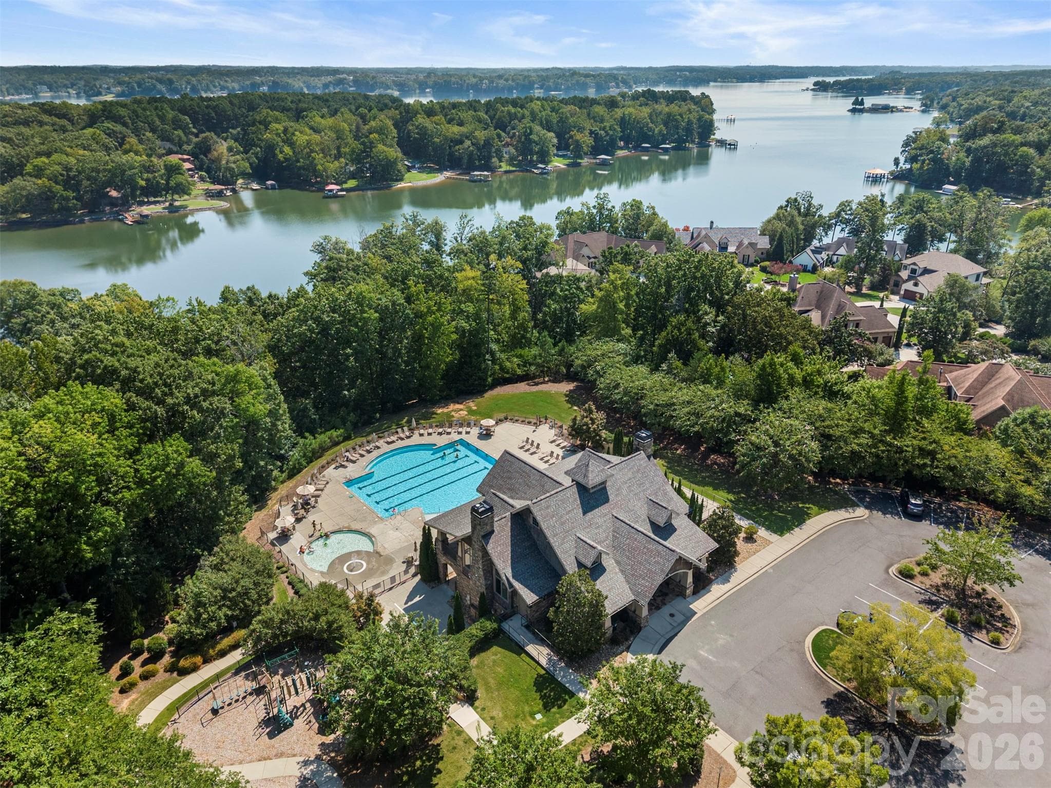 Aerial view of Handsmill on Lake Wylie community amenities - 1115 Streamside Lane, York