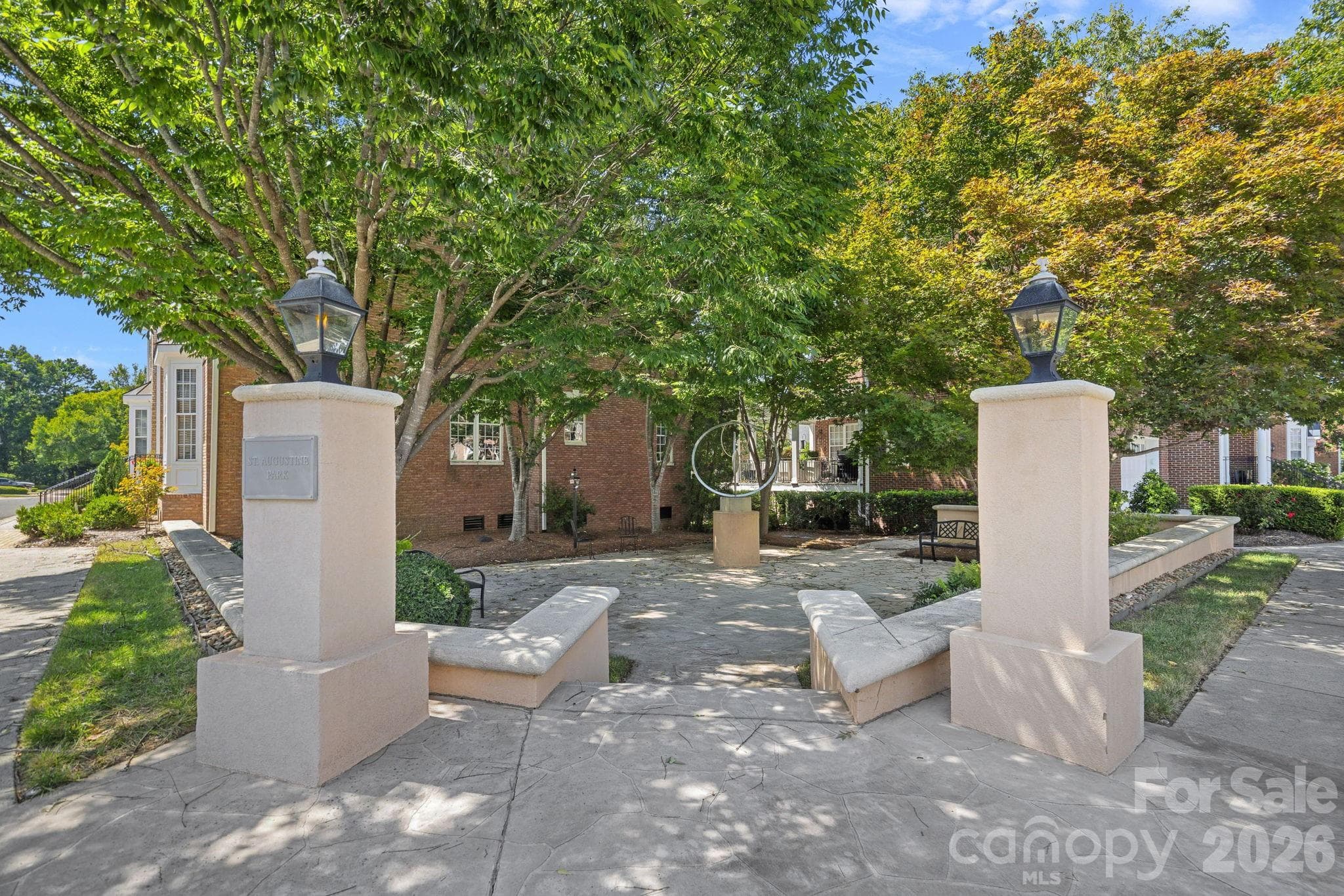 Community "pocket park" across the street - 6415 Wakehurst Road, Charlotte