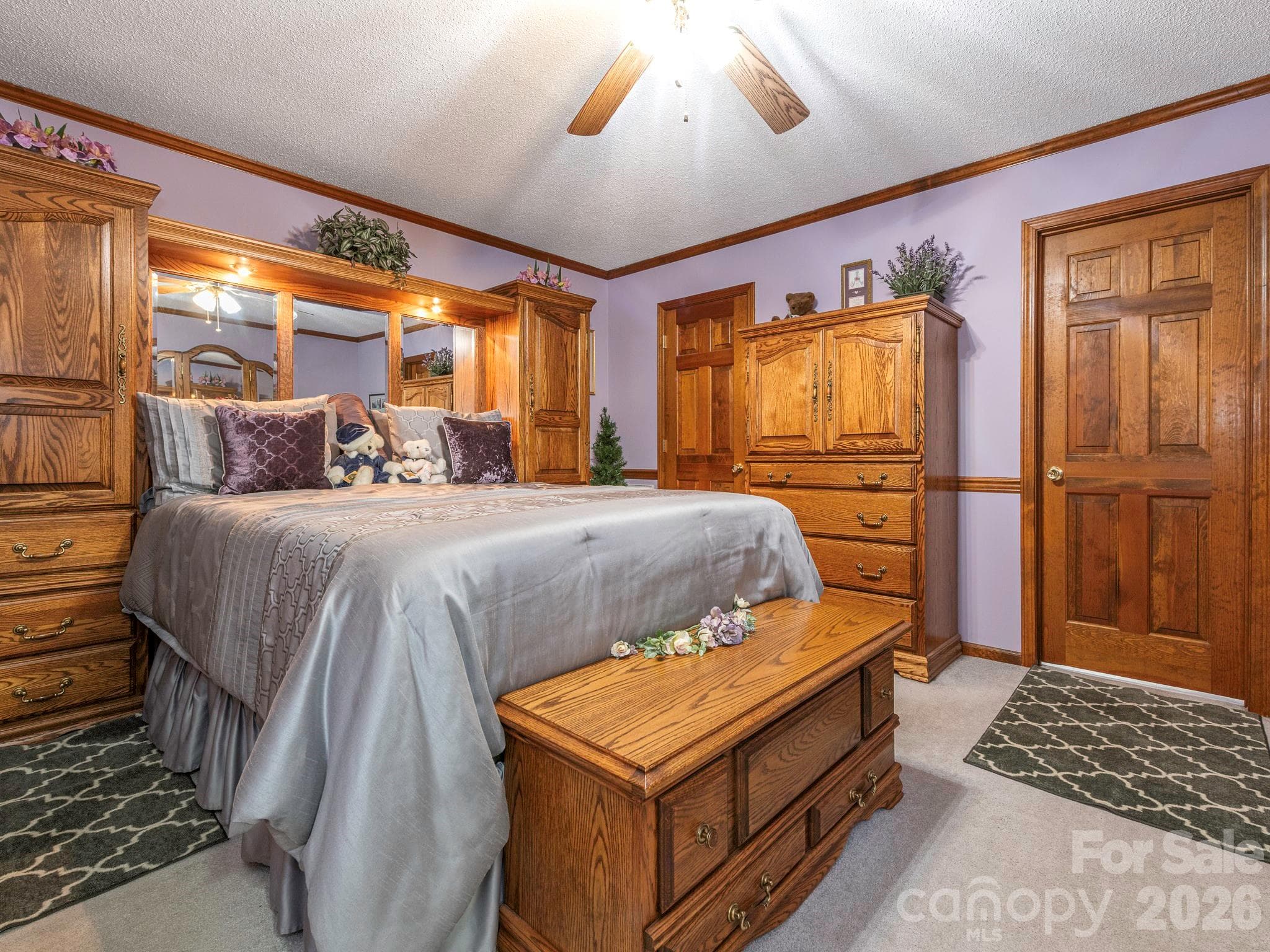 PRIMARY BEDROOM WITH WALK IN CLOSET - 1800 Lake Lynn Road, Concord