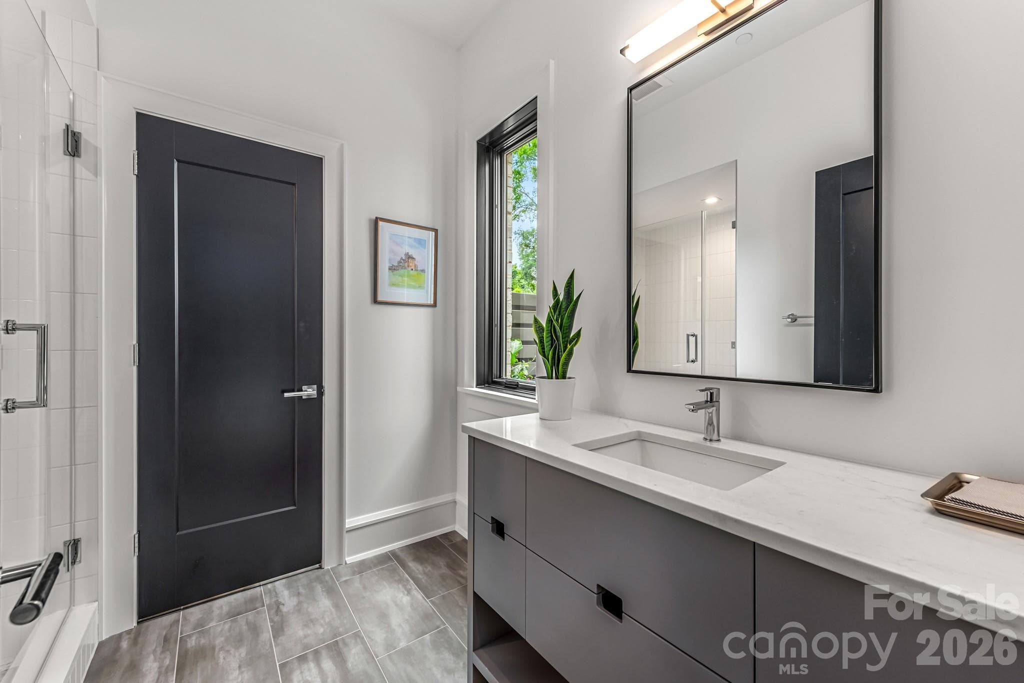 Lower level full bath - 610 Queens Road, Charlotte