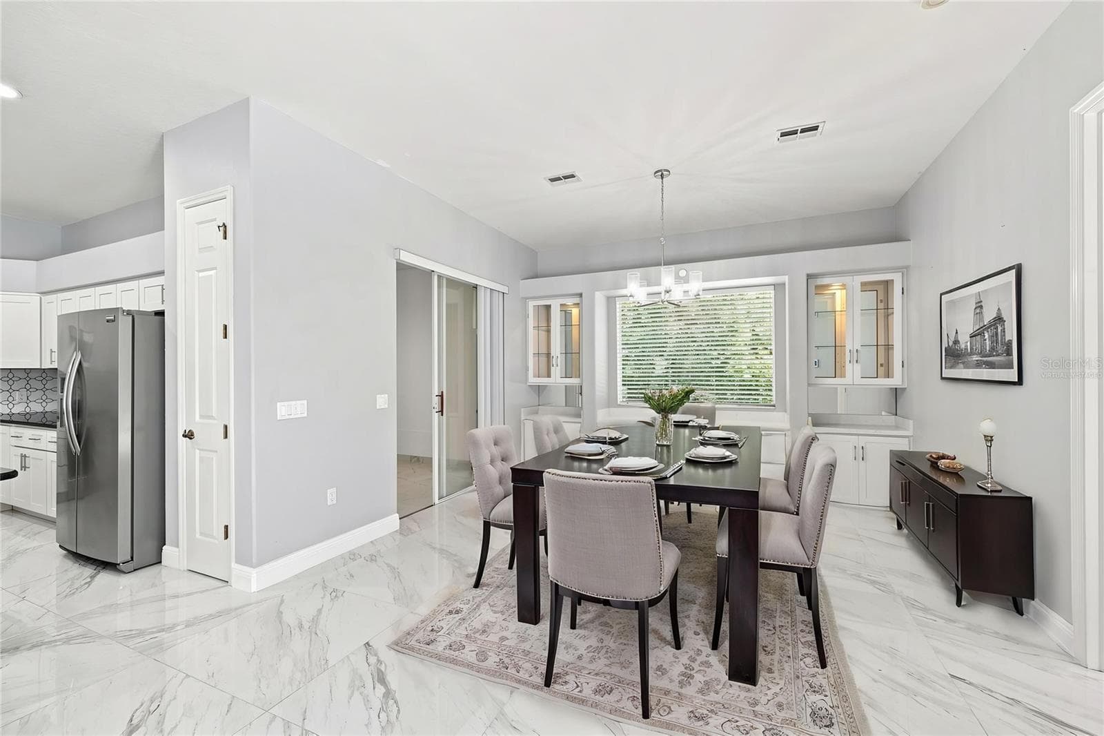 Virtually Staged - Dining Room - 5333 LEATHER SADDLE LN, SPRING HILL