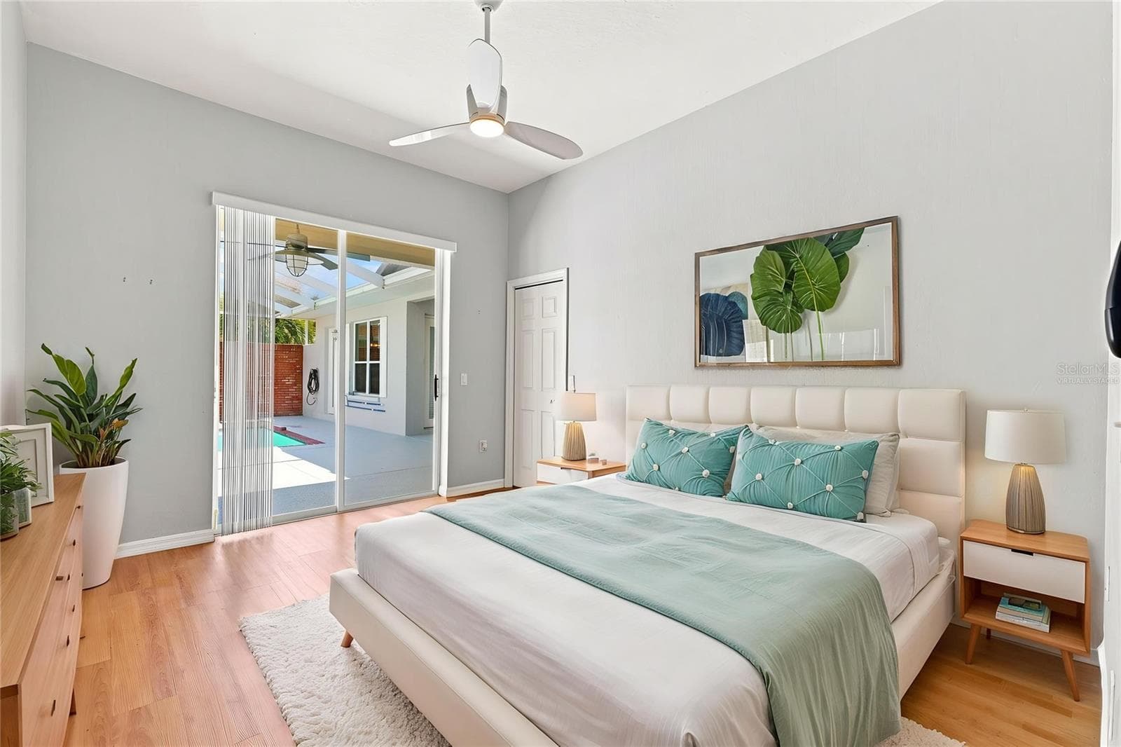 Virtually Staged - Bedroom 2 - 5333 LEATHER SADDLE LN, SPRING HILL