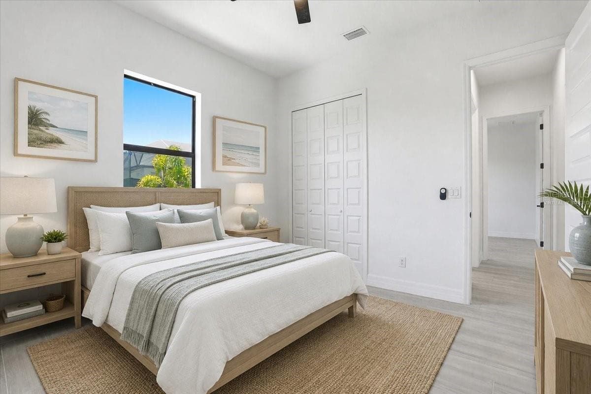 Guest Bed 2Photo is virtually staged - 72 TEE VIEW RD, ROTONDA WEST