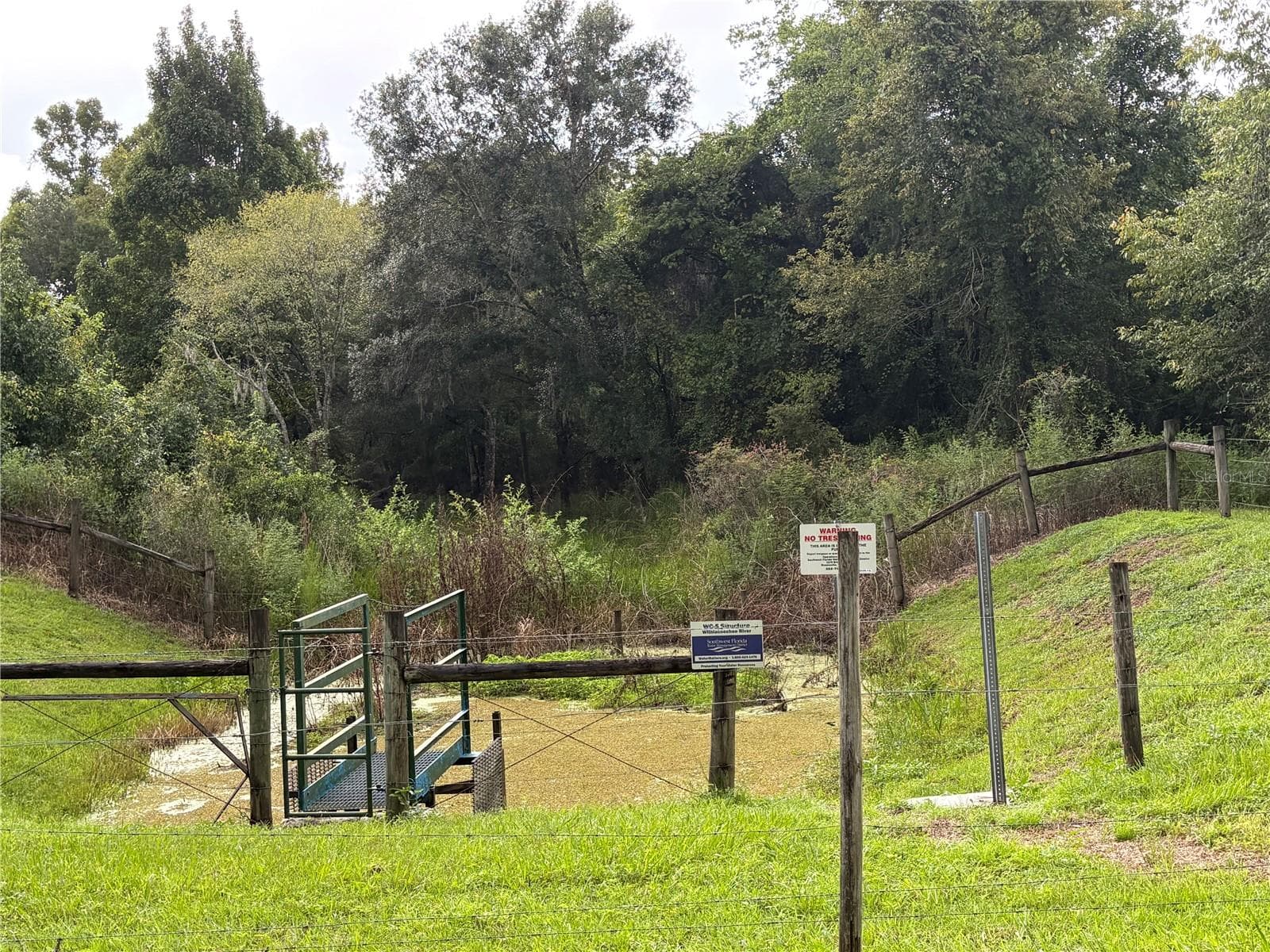 SWFWMD WC-5 Water Management Structure – Helps Manage Area Water Levels - COUNTY ROAD 751, WEBSTER