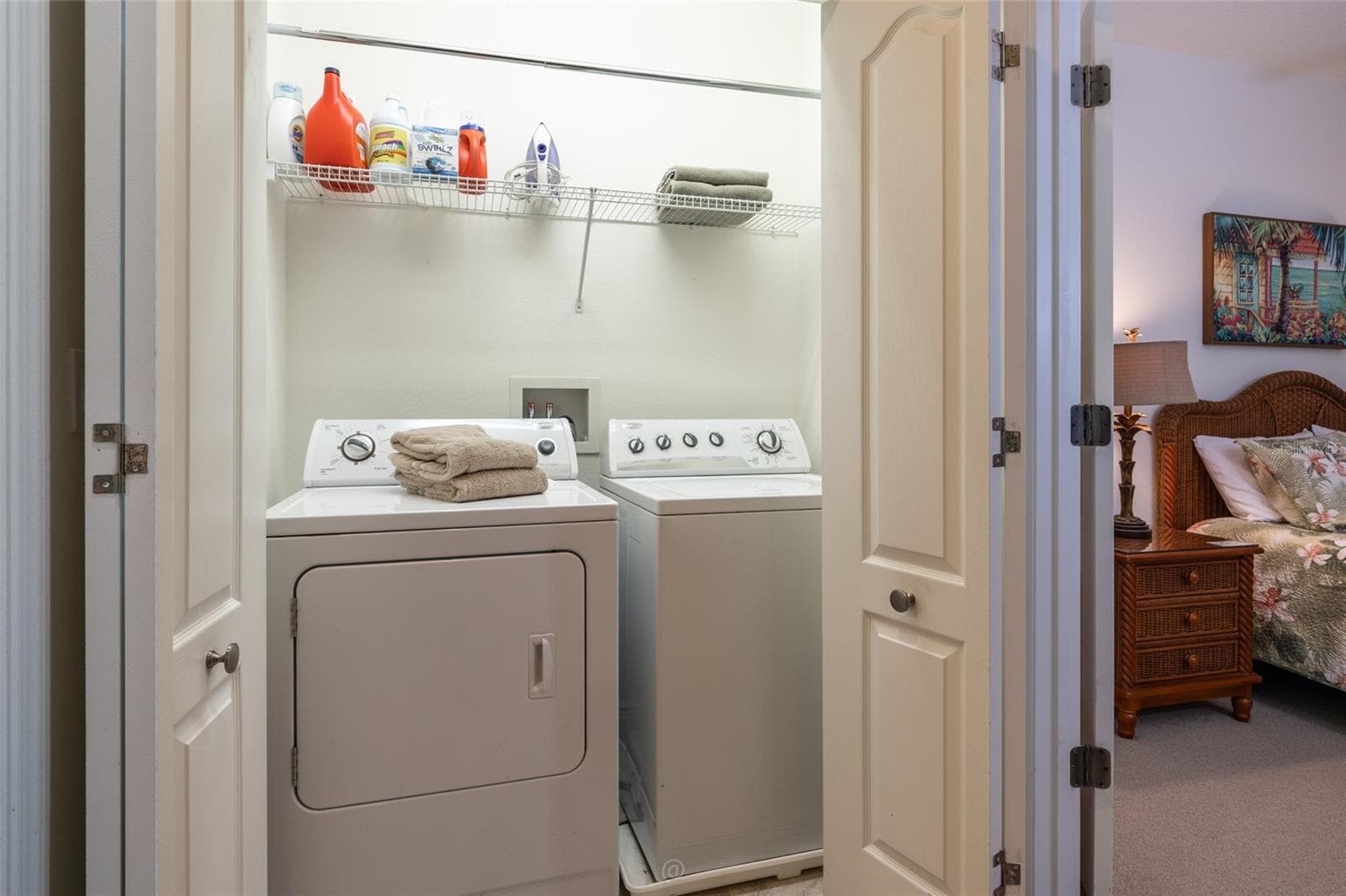 NEWER WASHER AND DRYER CONVEY AS DO ALL THE TOWELS IN THE LINEN CLOSET - 115 RIVERVIEW BND S #2123, PALM COAST