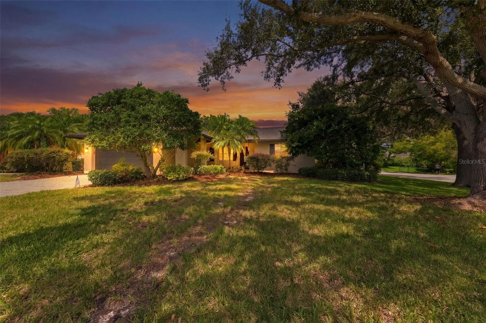 Twilight View of the Property - 300 N BAY HILLS BLVD, SAFETY HARBOR