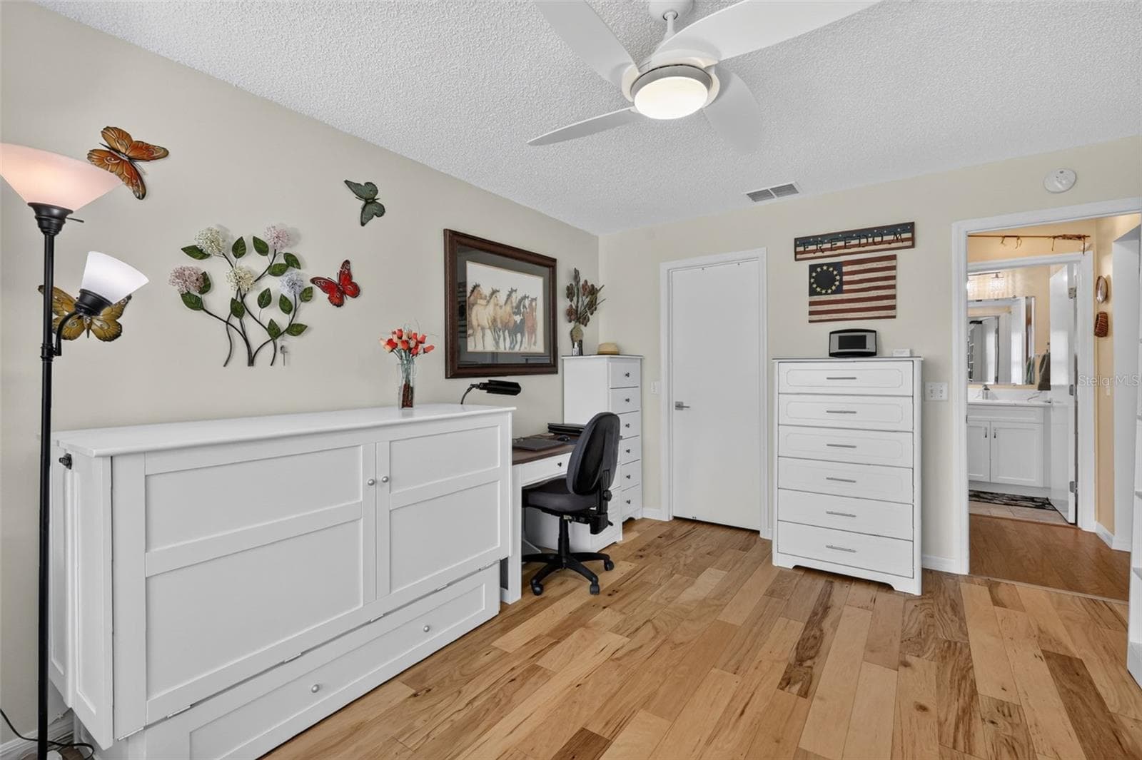 Engineered Hardwood floors with new light/fan - 1503 ESCANDON PL, THE VILLAGES